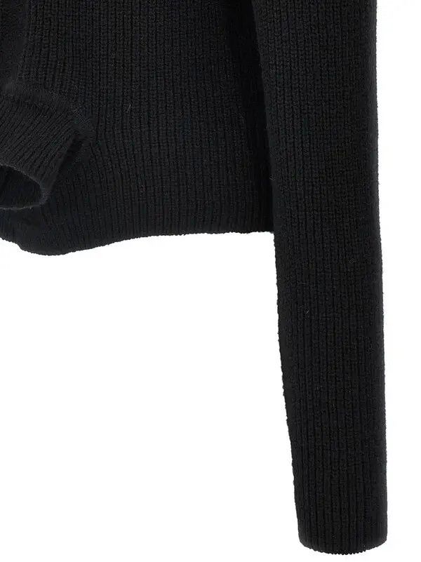 Rick Owens o1y0126 Turtleneck Sweater in Black Size S / US 4 / IT 40 - 4 Thumbnail