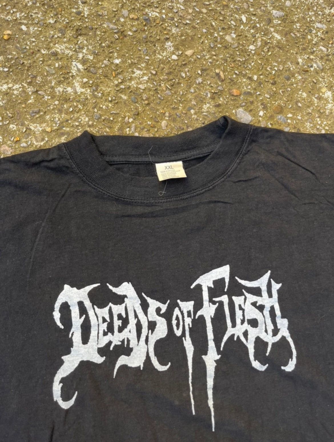 Band Tees × Vintage Deeds Of Flesh vintage 90's t-shirt Size US XXL / EU 58 / 5 - 2 Thumbnail