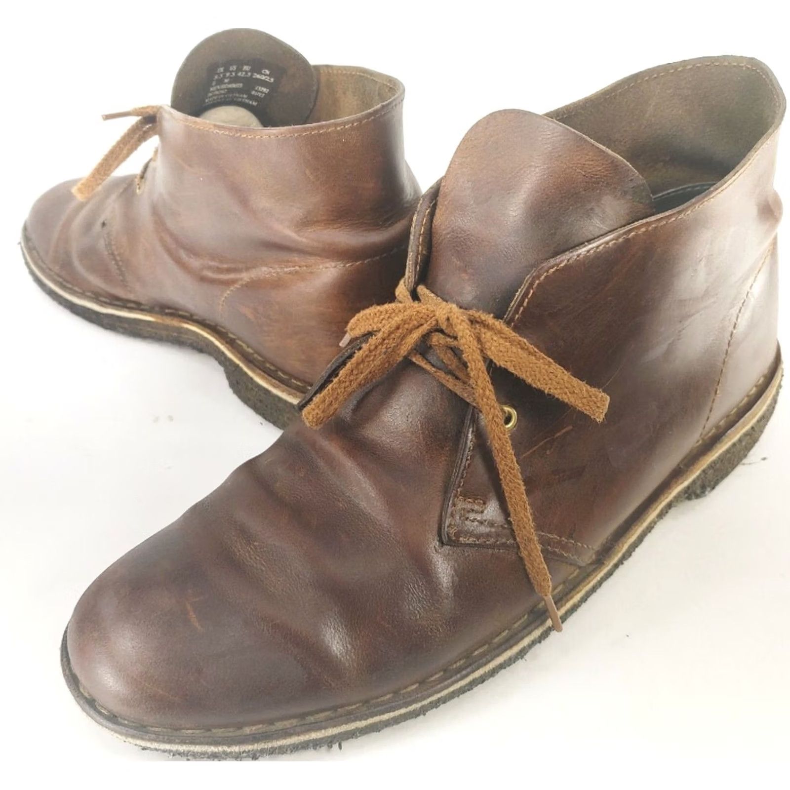 Clarks Clarks Desert Boot Men's Size 9.5 Beeswax Brown Leather Lace-up Comfy Size US 9 / EU 42 - 2 Thumbnail