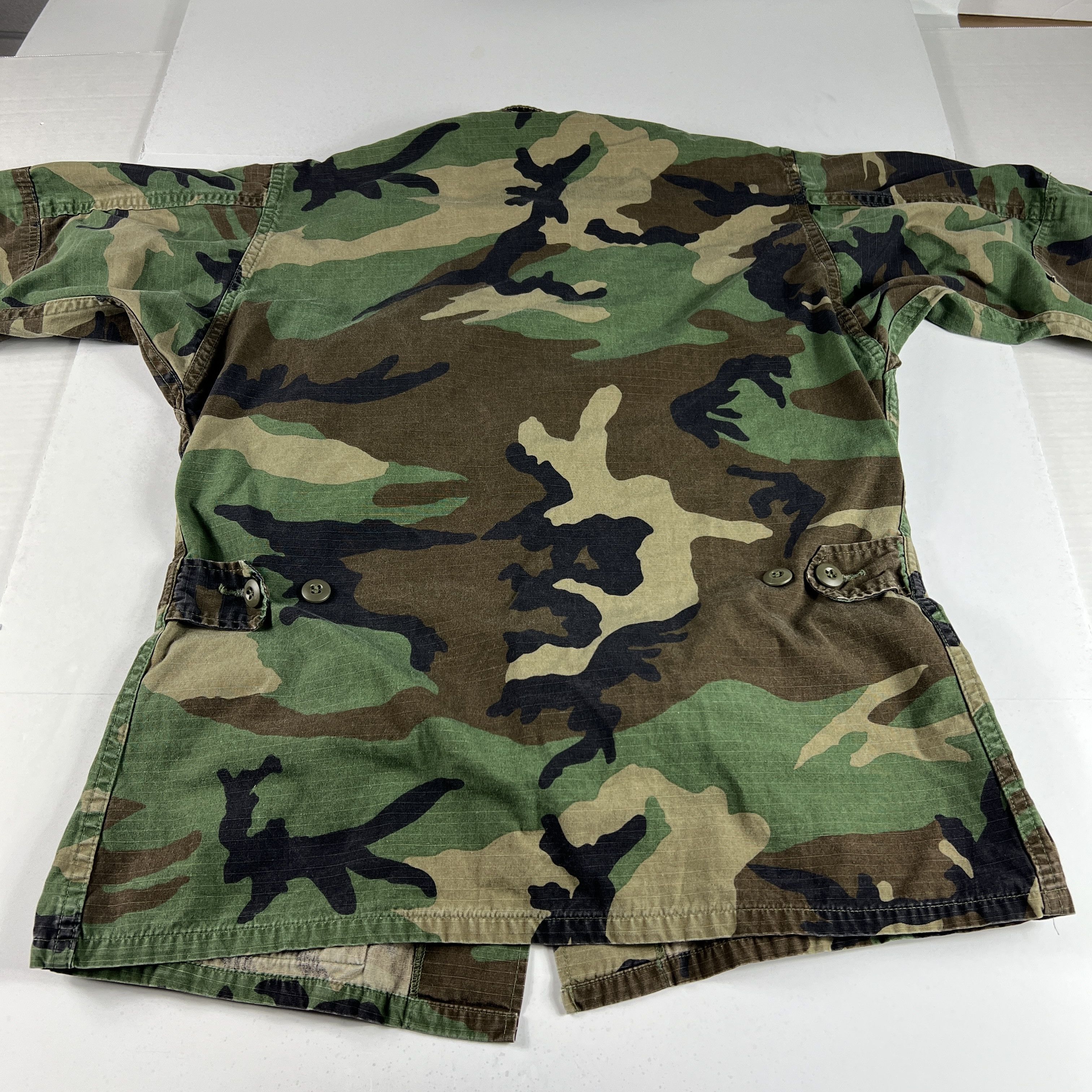 Other USA Army Combat Coat Button Up Shirt Woodland Camo USA Size US S / EU 44-46 / 1 - 8 Thumbnail