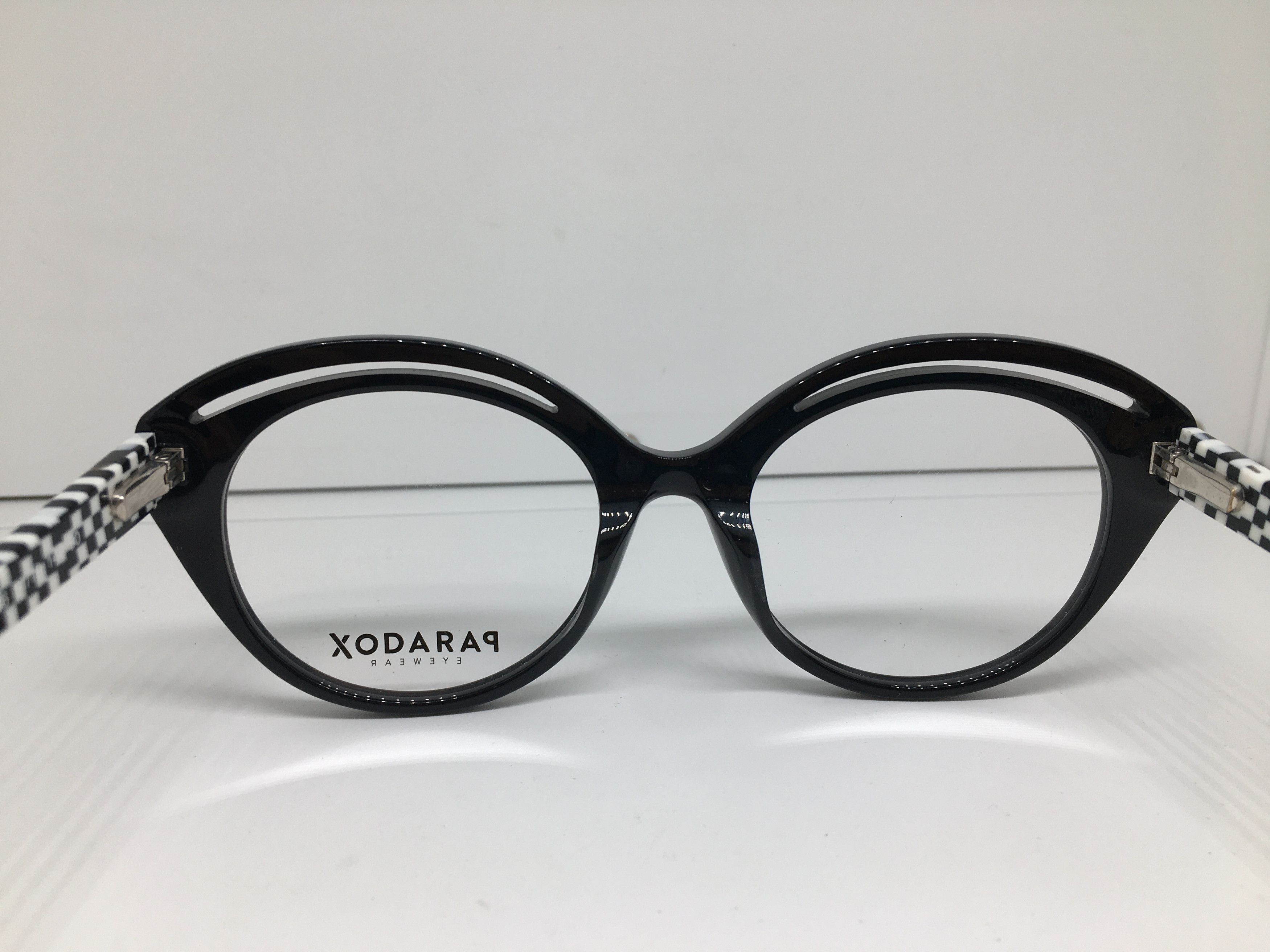 Other Paradox Op Art Cateye Eyeglasses Frame Diva Girls Size ONE SIZE - 5 Thumbnail
