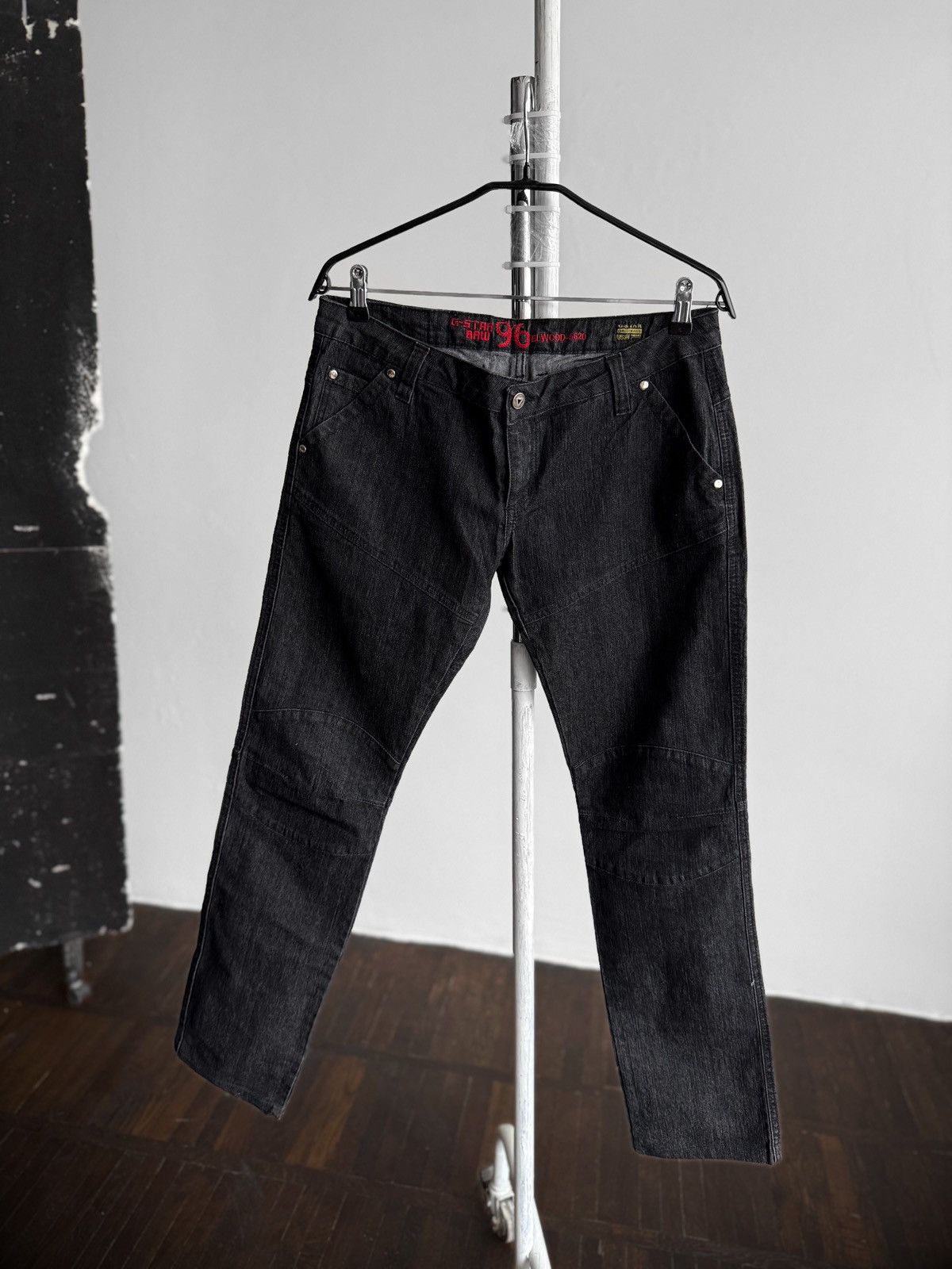 G-Star G-Star Raw Originals Vintage 96 Graphic Multi Pocket Jeans Size 33" - 2 Thumbnail