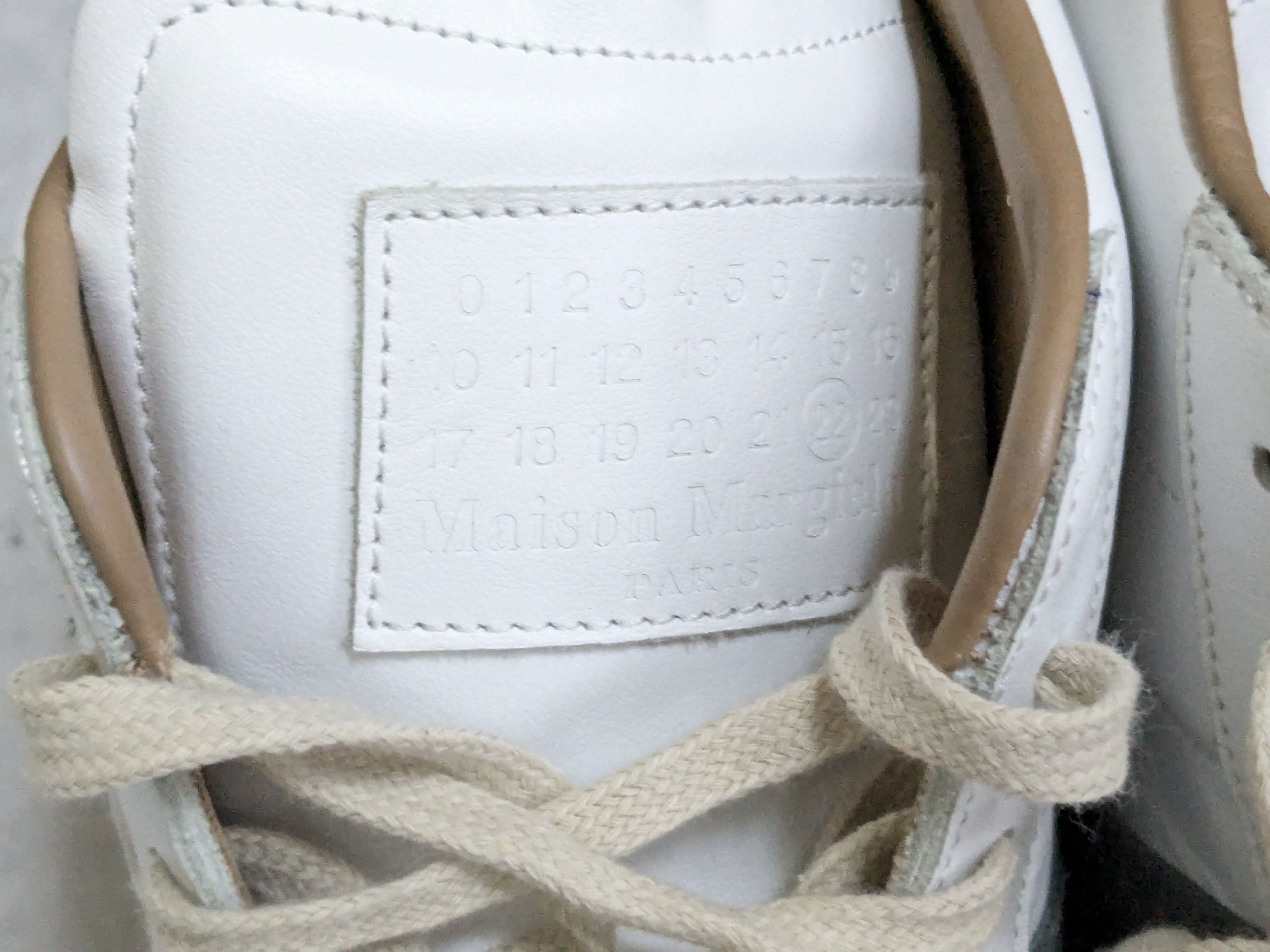 Maison Margiela Maison Margiela Replica GAT White Blue 11 44 High Tops Size US 11 / EU 44 - 7 Thumbnail