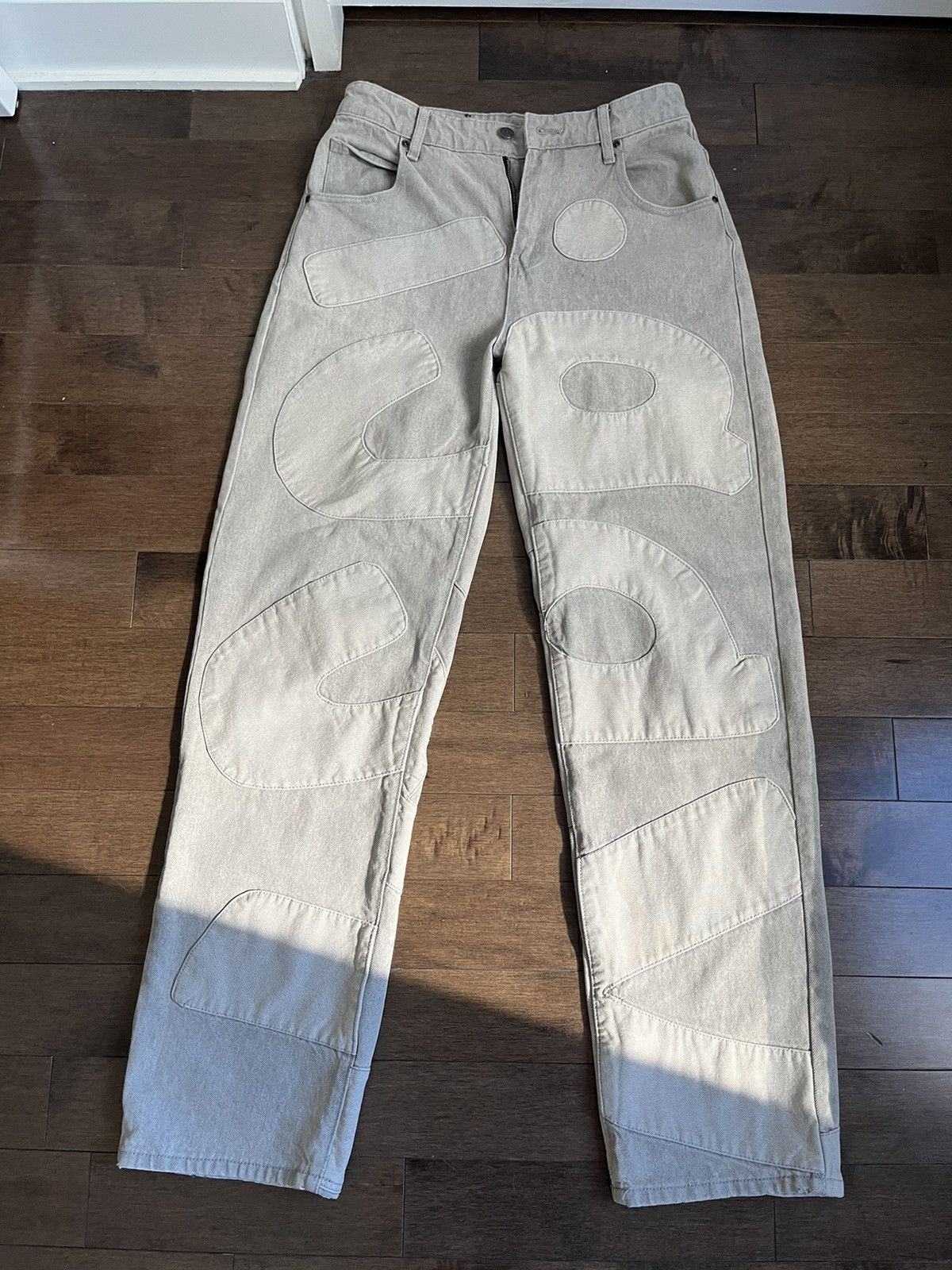 image of Iggy Nyc Iggy Logo Denim (Light Grey), Men's (Size 32)