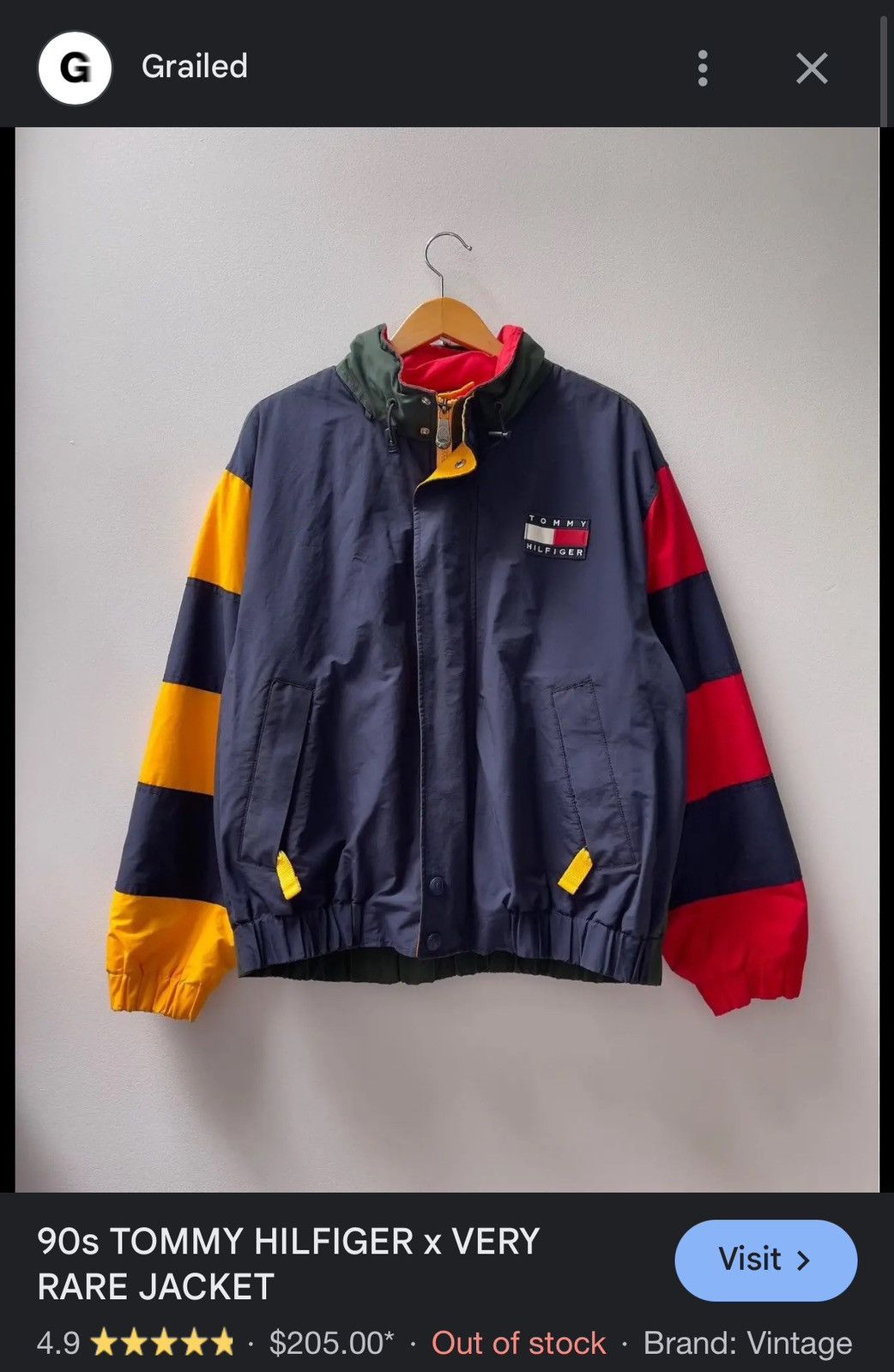 Tommy Hilfiger × Vintage Tommy Hilfiger 90’s x Very RARE Size US M / EU 48-50 / 2 - 6 Thumbnail