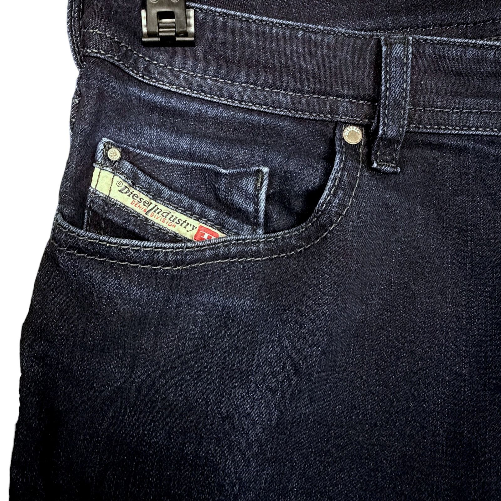 Diesel Diesel Buster Regular Tapered Fit Dark Blue Mens Jeans 31x30 Size US 31 - 3 Thumbnail