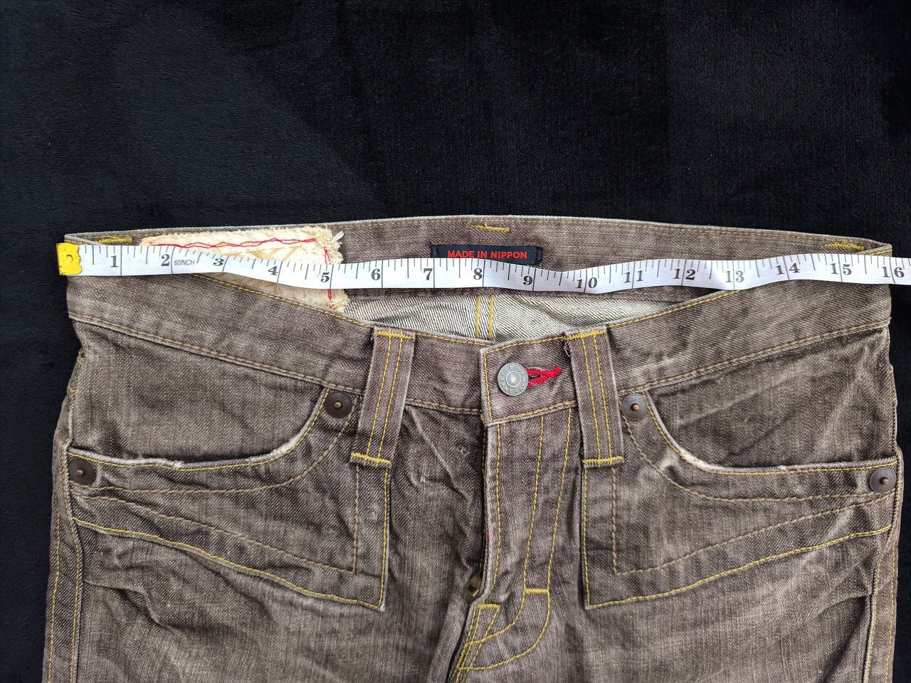 Japanese Brand Blueway Flared Denim Size US 32 / EU 48 - 10 Thumbnail