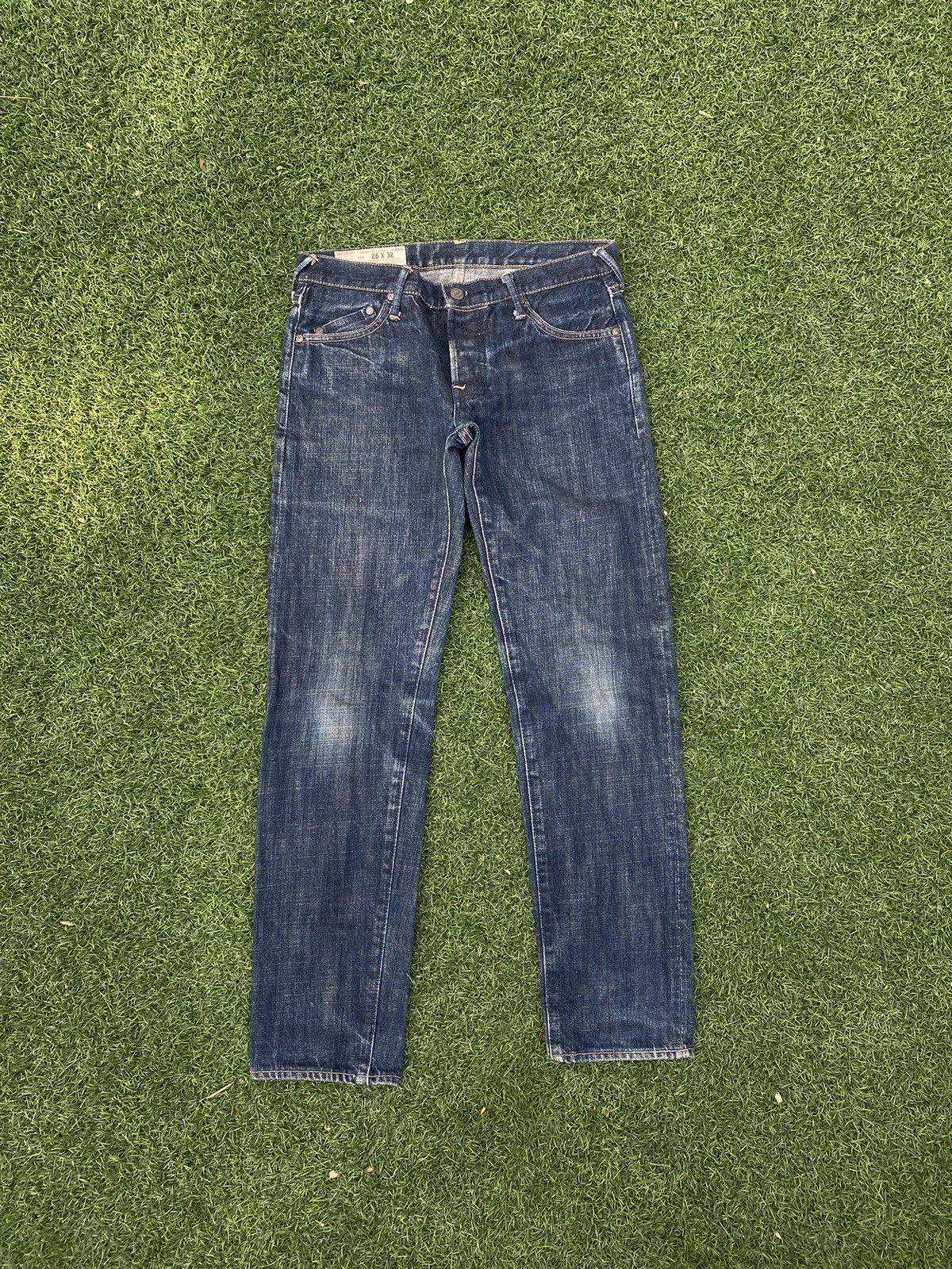 Evisu × Japanese Brand VINTAGE EVISU YAMANE SELVEDGE JEANS Size US 27 - 5 Thumbnail