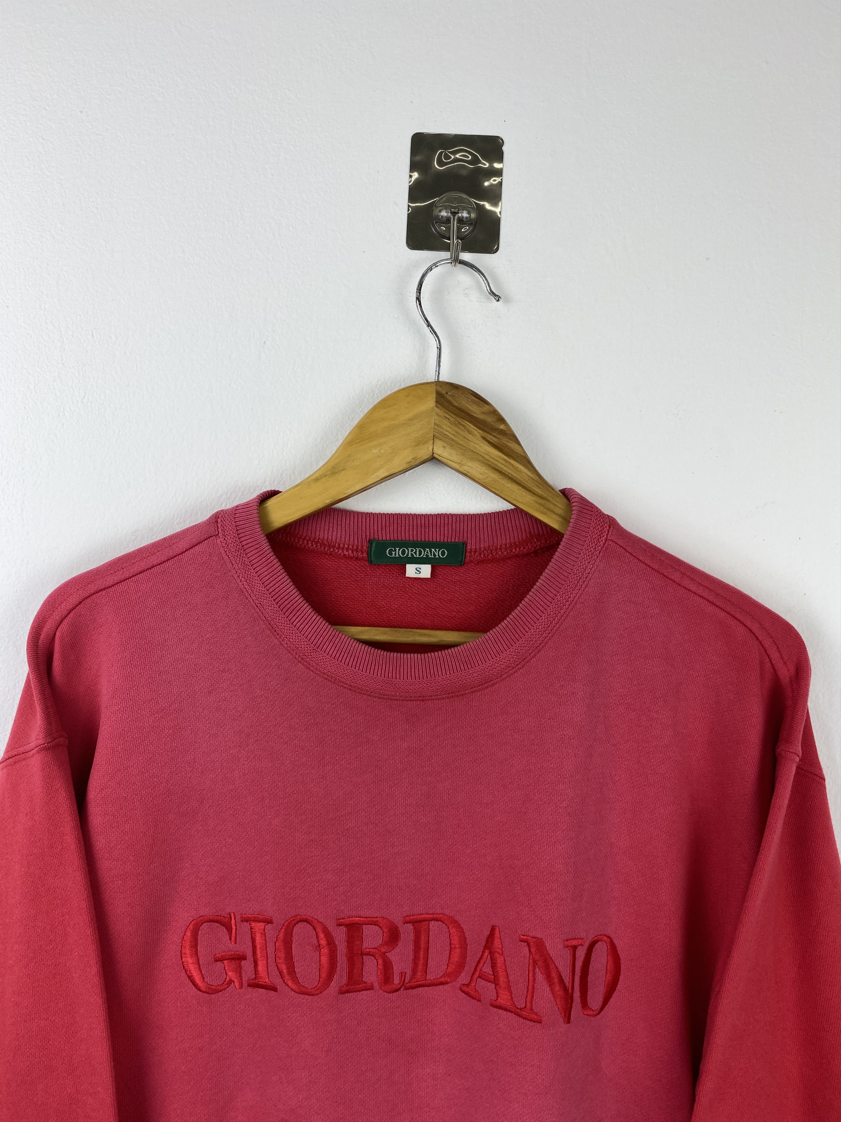 Giordano Vintage Giordano Embroidery Spell Out Sweatshirt SH0441 Size US S / EU 44-46 / 1 - 2 Thumbnail
