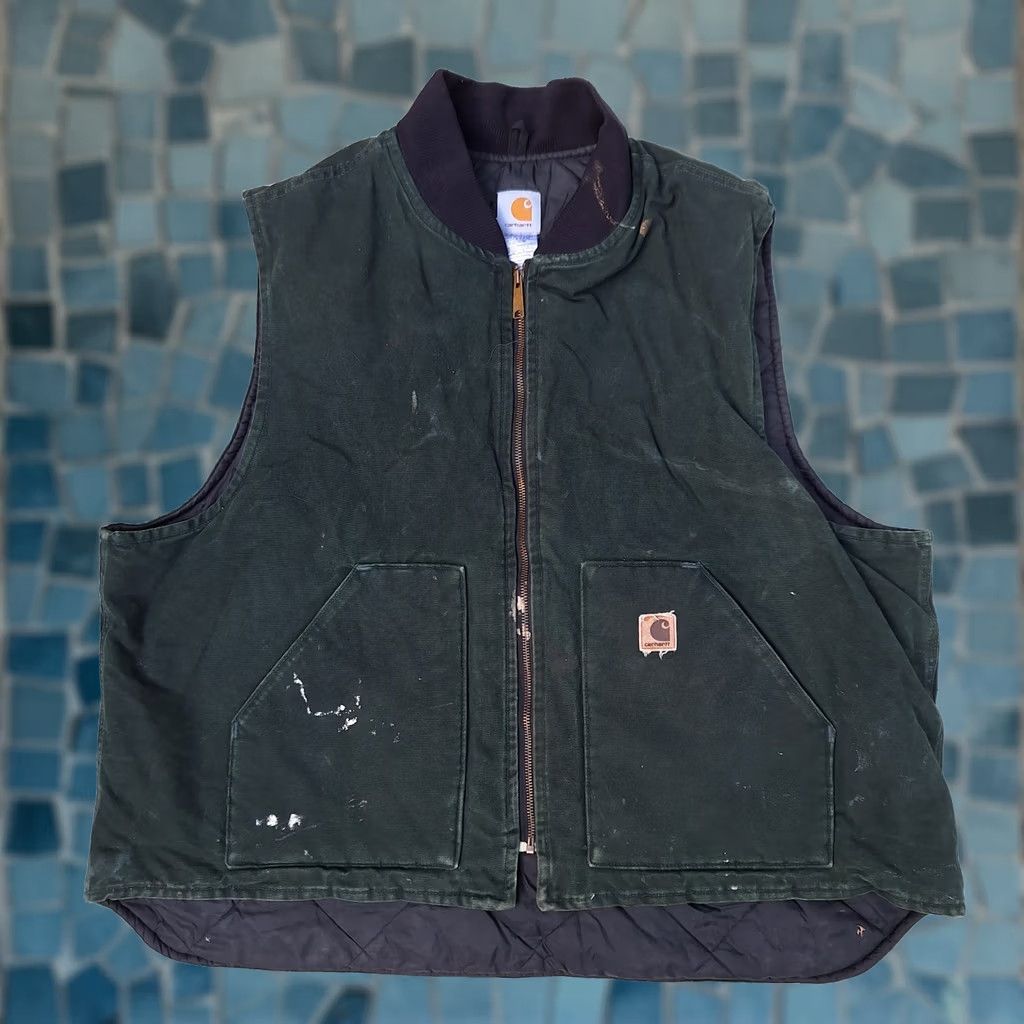 Carhartt × Vintage Vintage Carhartt V02 DKB quilted line vest