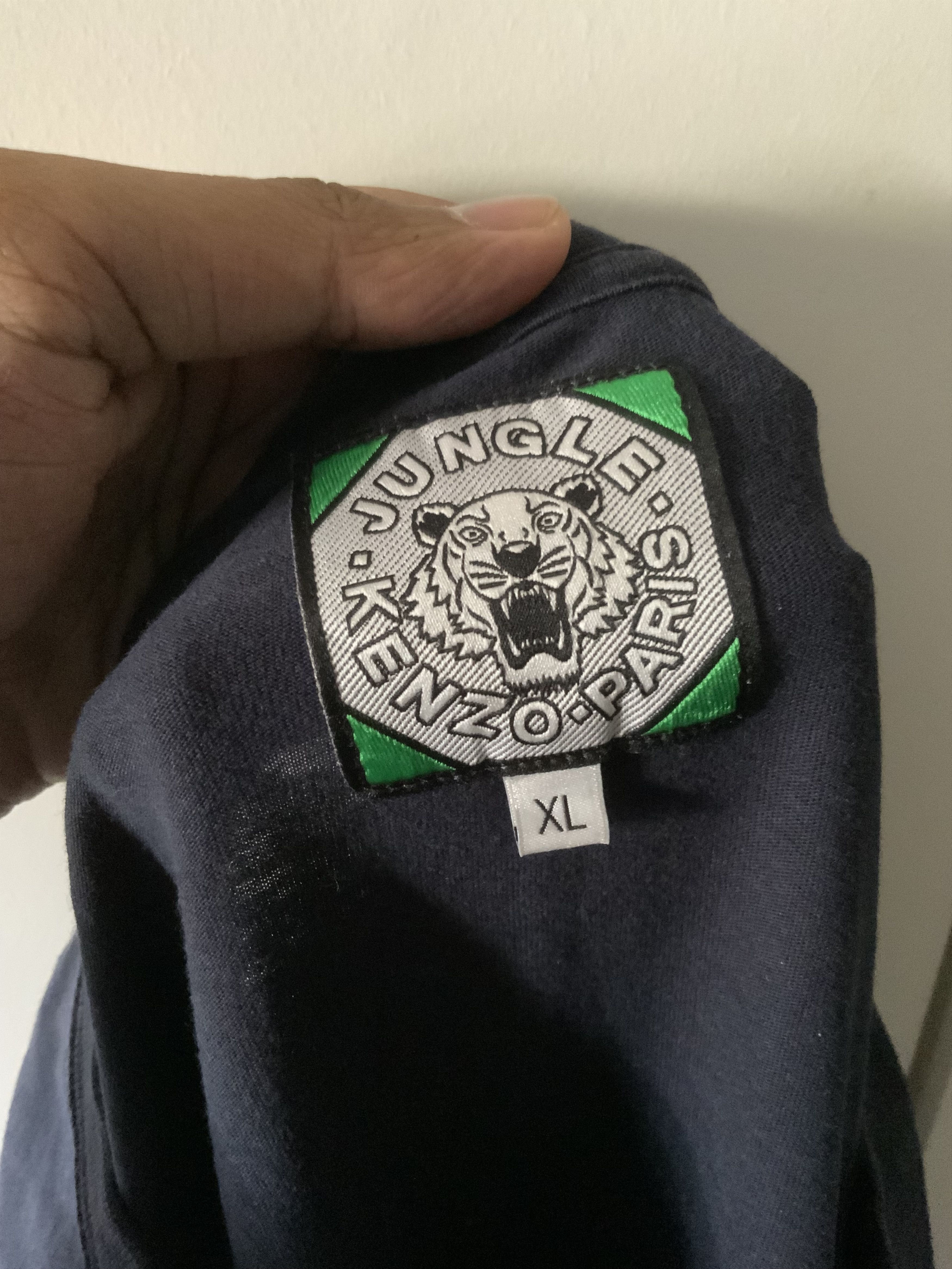 Japanese Brand Jungle Kenzo Paris Indigo Tee Size US XL / EU 56 / 4 - 11 Thumbnail