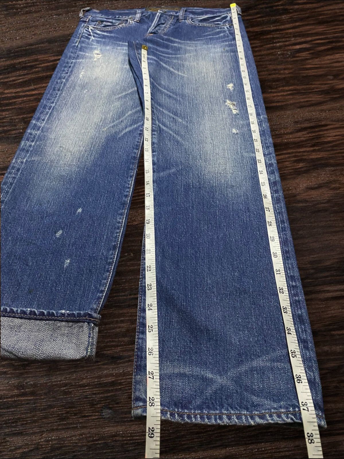 GOA Goa Selvedge Denim Distressed Jeans Size US 30 / EU 46 - 21 Thumbnail