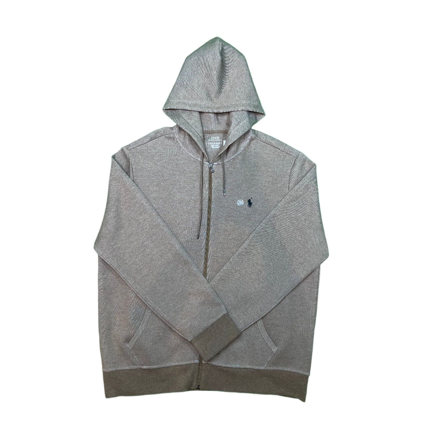 Polo Ralph Lauren Polo Brown Zip Up Hoodie Size US XL / EU 56 / 4 - 1 Thumbnail