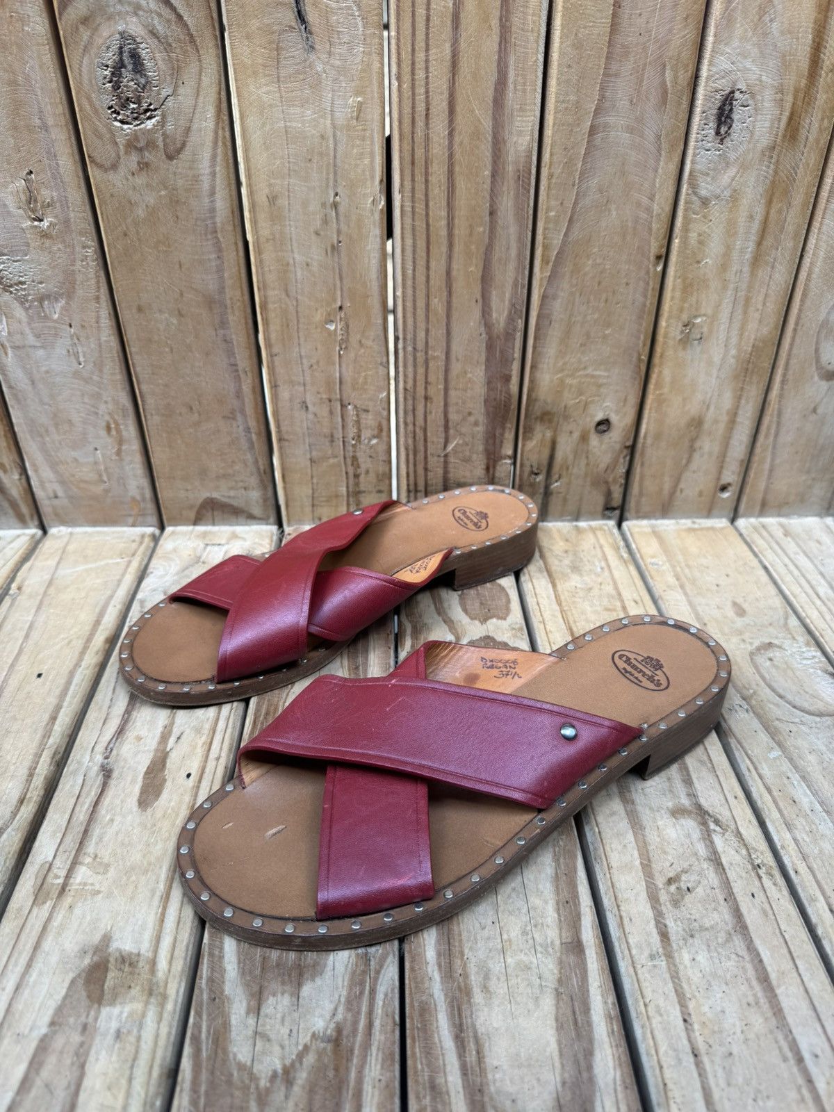 Church's Church’s women’s red strappy slip on sandals EUR 37.5 UK 5.5 Size US 7.5 / IT 37.5 - 1 Thumbnail