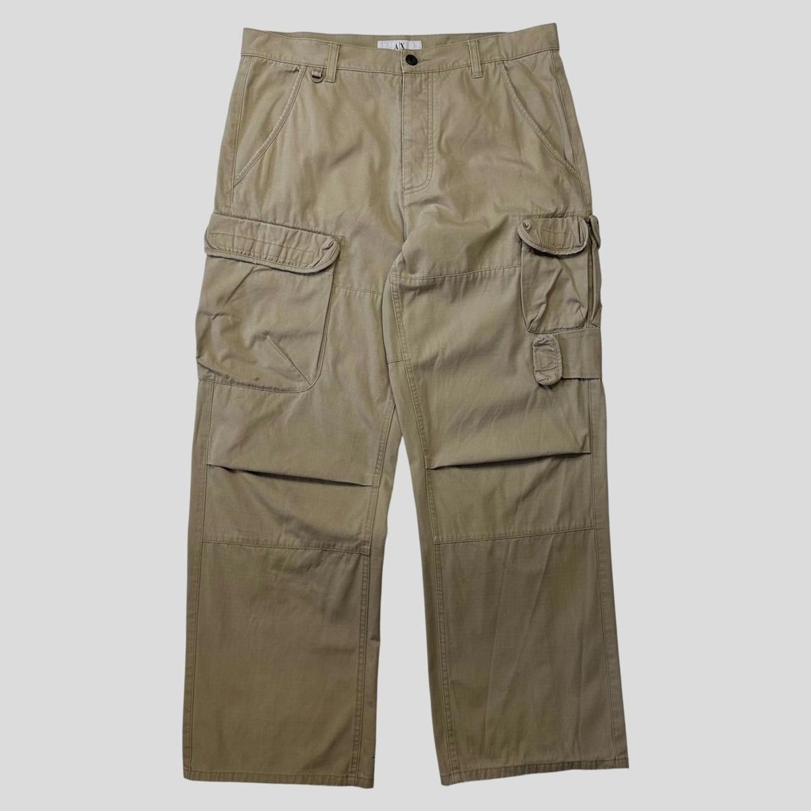 Armani Exchange Armani 90’s Cotton Ripstop Cargo Trousers - 34 Size US 34 / EU 50 - 1 Thumbnail