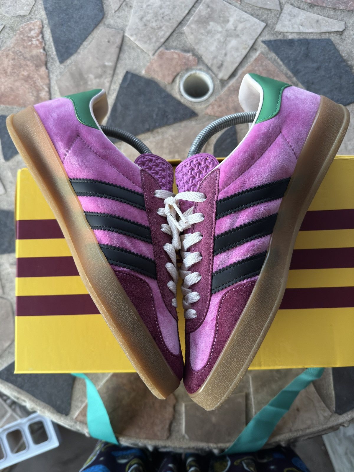 Adidas × Gucci Gucci x Adidas Gazelle Size US 8.5 / EU 41-42 - 4 Thumbnail