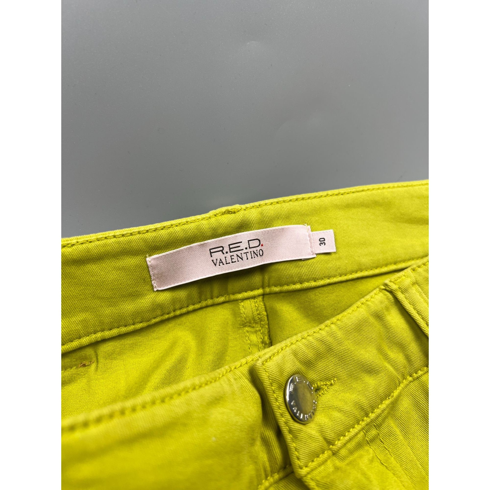 RED Valentino R.E.D. Valentino Green Bootcut Pants (Y0884) Size 30" / US 8 / IT 44 - 5 Thumbnail