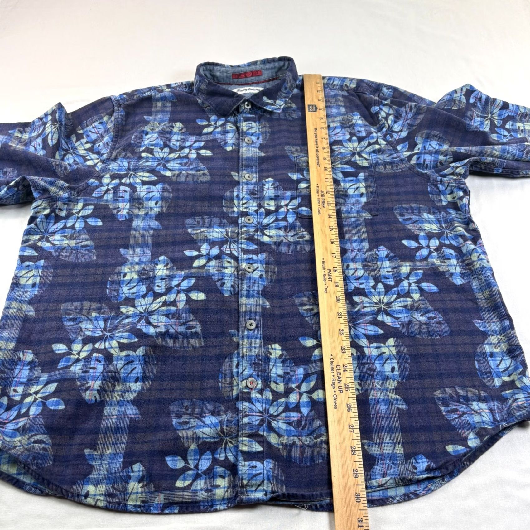 Tommy Bahama VINTAGE Tommy Bahama Shirt Mens 2XL Blue Floral Corduroy Button Up Casual Size US XXL / EU 58 / 5 - 5 Thumbnail