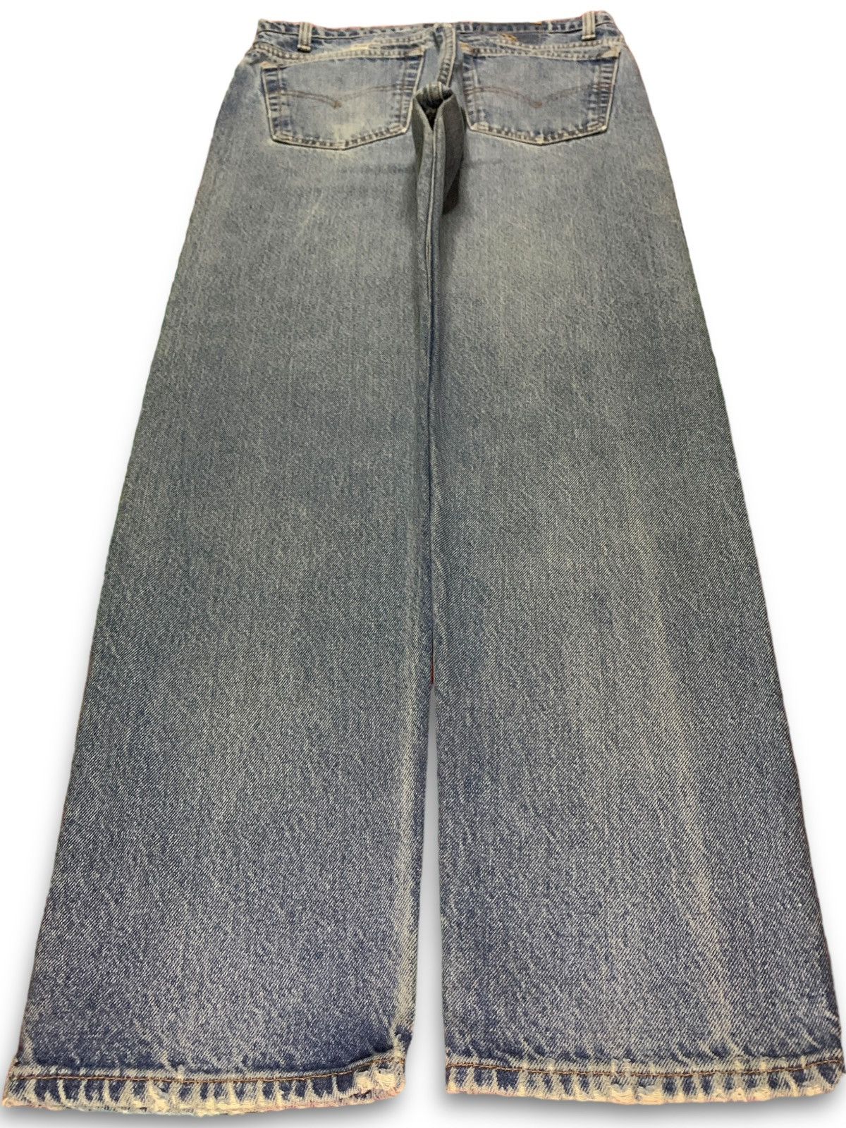 Levi's × Levi's Vintage Clothing Vintage 90s Levis 505 Blue Wash Distressed Ripped Jeans Size US 33 - 2 Thumbnail