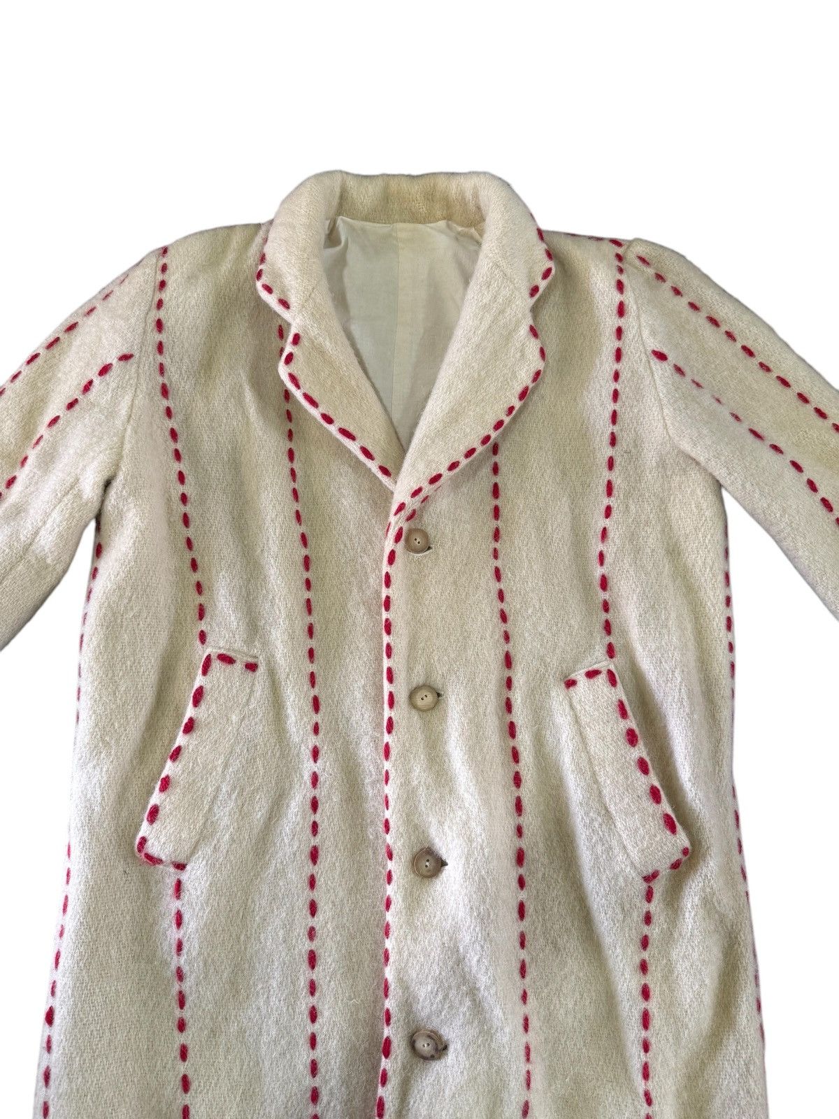 Issey Miyake RARE VINTAGE I.S ISSEY MIYAKE WOOL SHASHIKO LONG JACKET Size US XL / EU 56 / 4 - 2 Thumbnail
