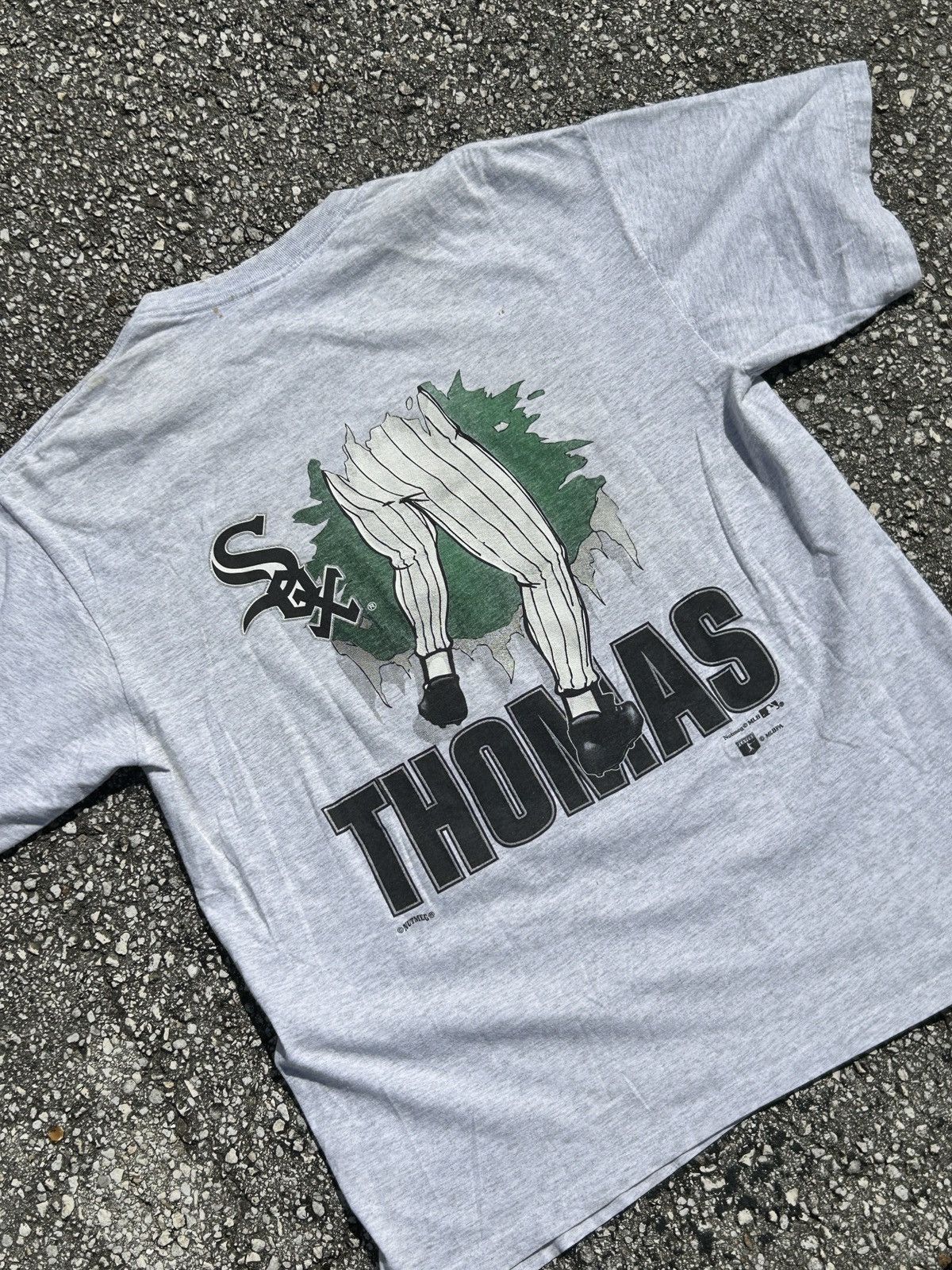 Nutmeg Nutmeg White Sox Frank Thomas T-shirt size-XL Size US XL / EU 56 / 4 - 6 Thumbnail