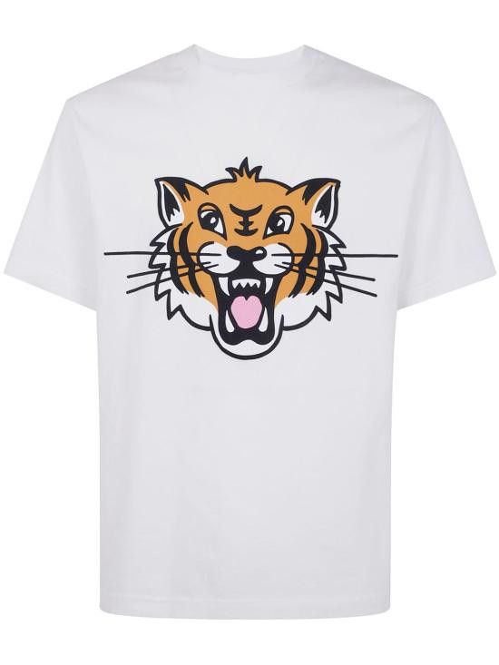 KENZO Men T-Shirts FF55TS533 4SG02 White
