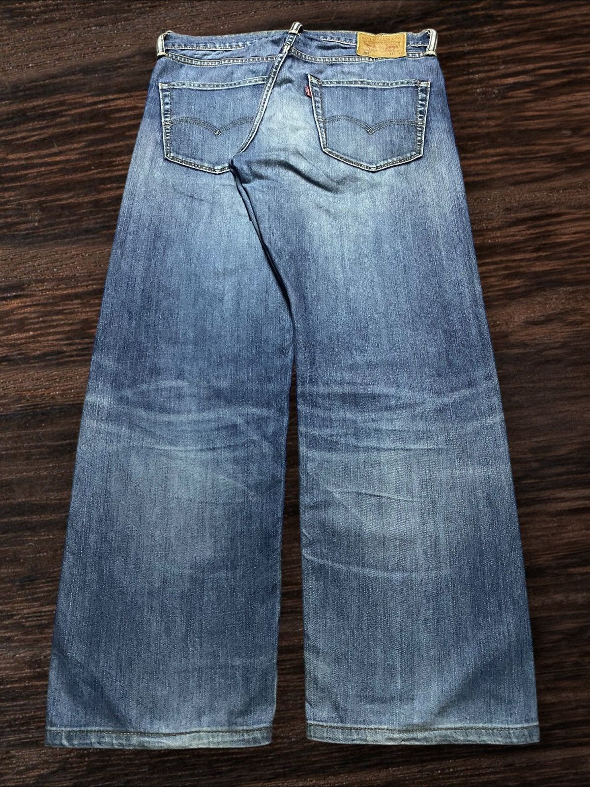 Levi's Vintage Levis 505 Faded Wash Distressed Loose Jeans Size US 33 - 2 Thumbnail