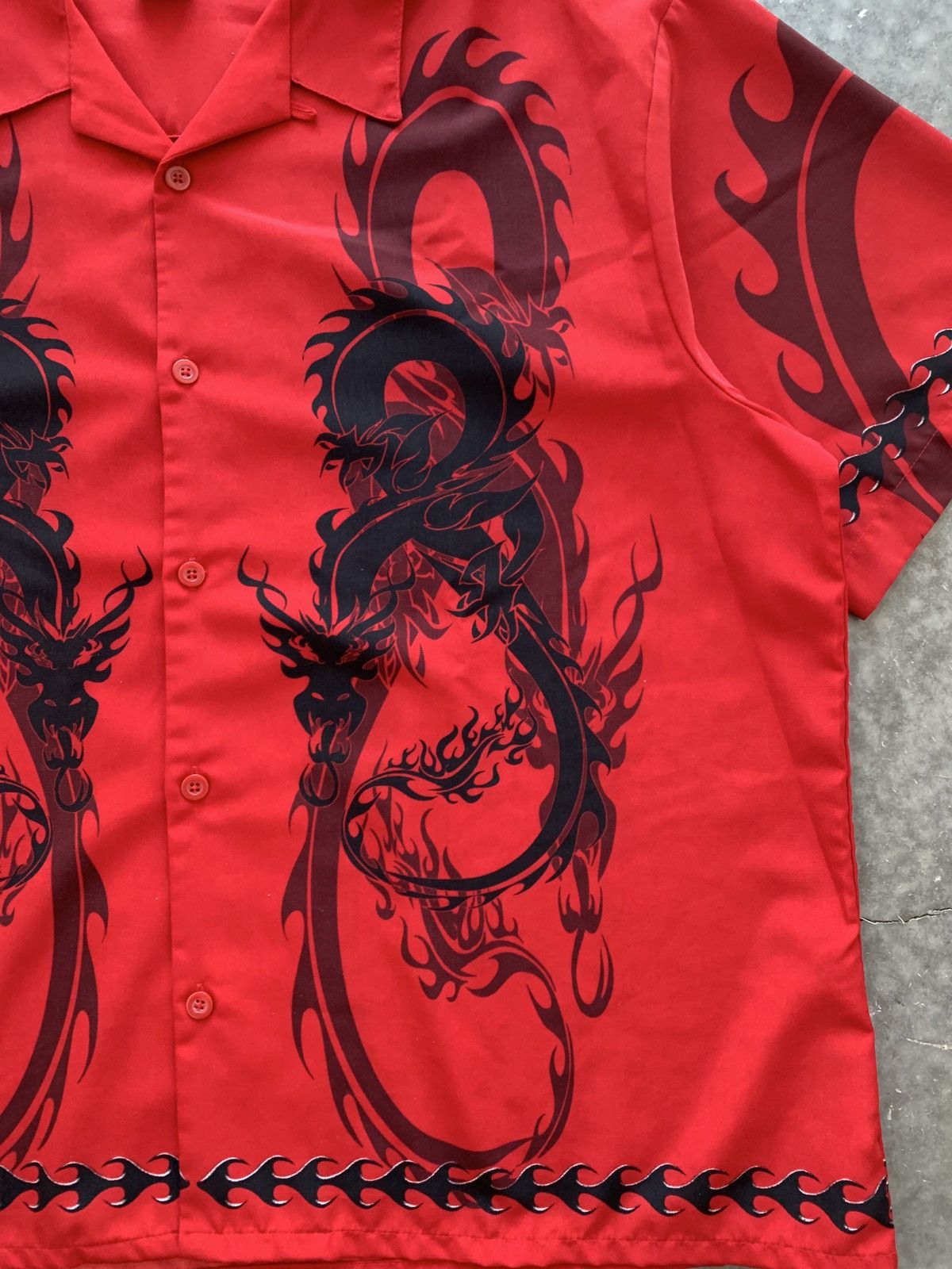 JNCO × Vintage Vintage Y2K No Boundaries Camp Collar Shirt Dragon Tribal Size US XXL / EU 58 / 5 - 2 Thumbnail