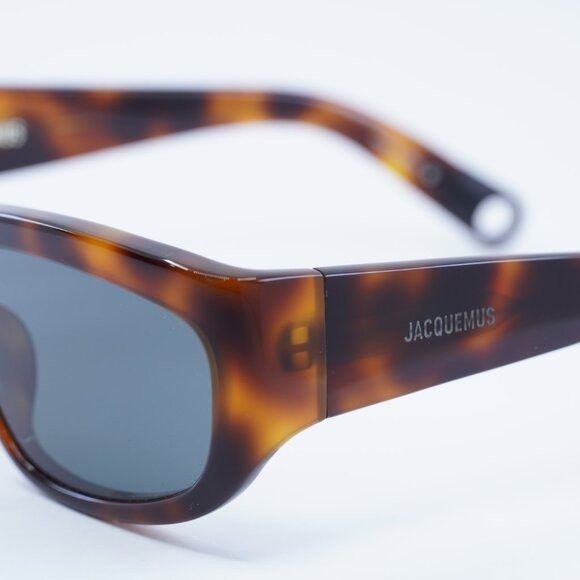Jacquemus Jacquemus PILOTA JAC/2 C4 Sunglasses Havana Square Frame Size ONE SIZE - 8 Thumbnail