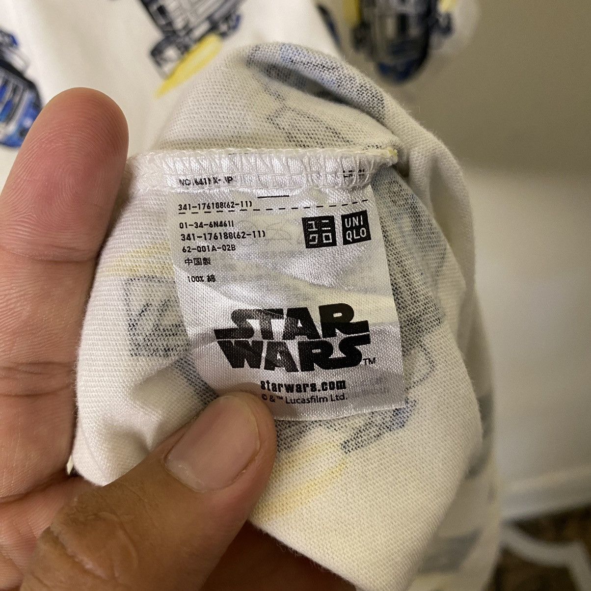 Japanese Brand × Star Wars × Uniqlo Uniqlo X Starwars Charcter Overprint Tshirt Size US M / EU 48-50 / 2 - 4 Thumbnail