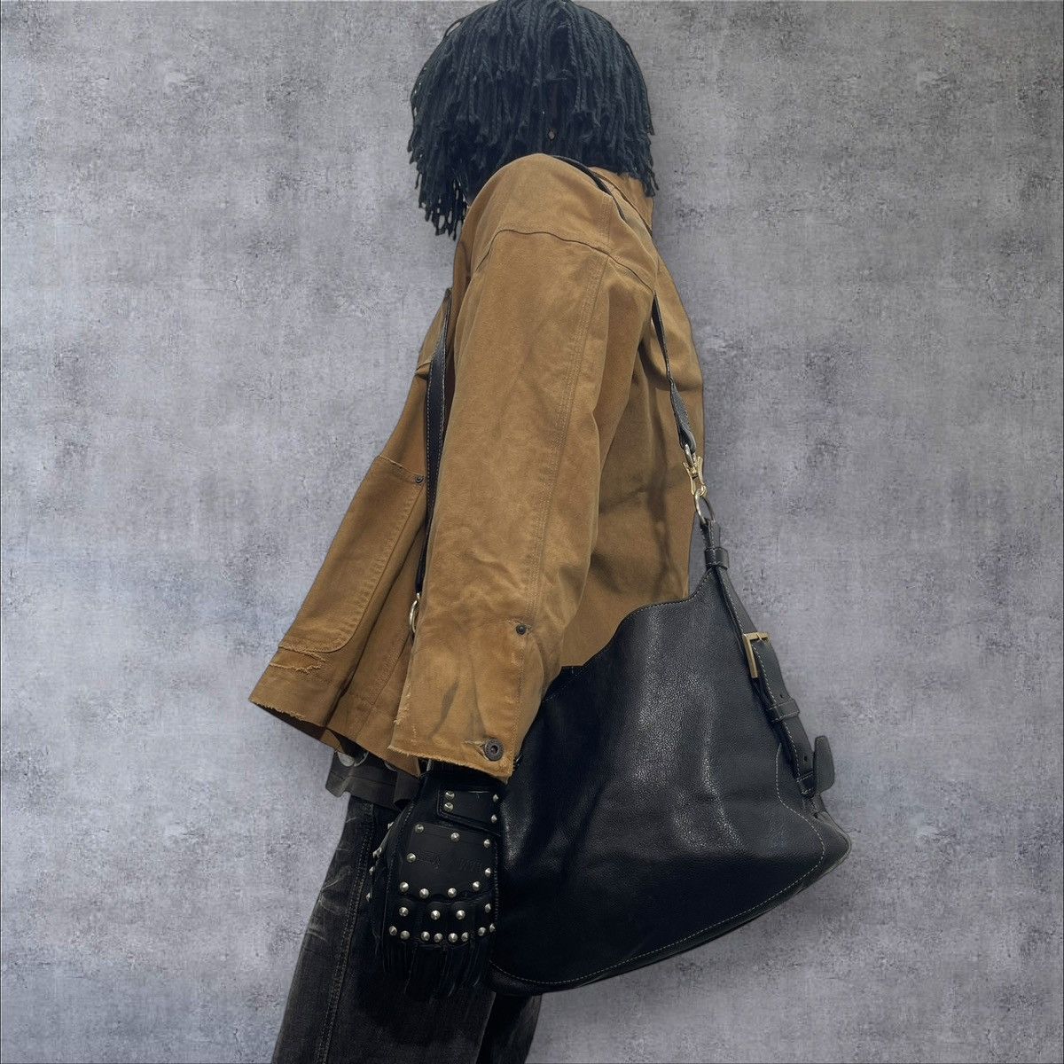 Genuine Leather Full Leather Tsuchiya Kaban Shoulder Bag prada julius 1🟩0 Size ONE SIZE - 3 Thumbnail