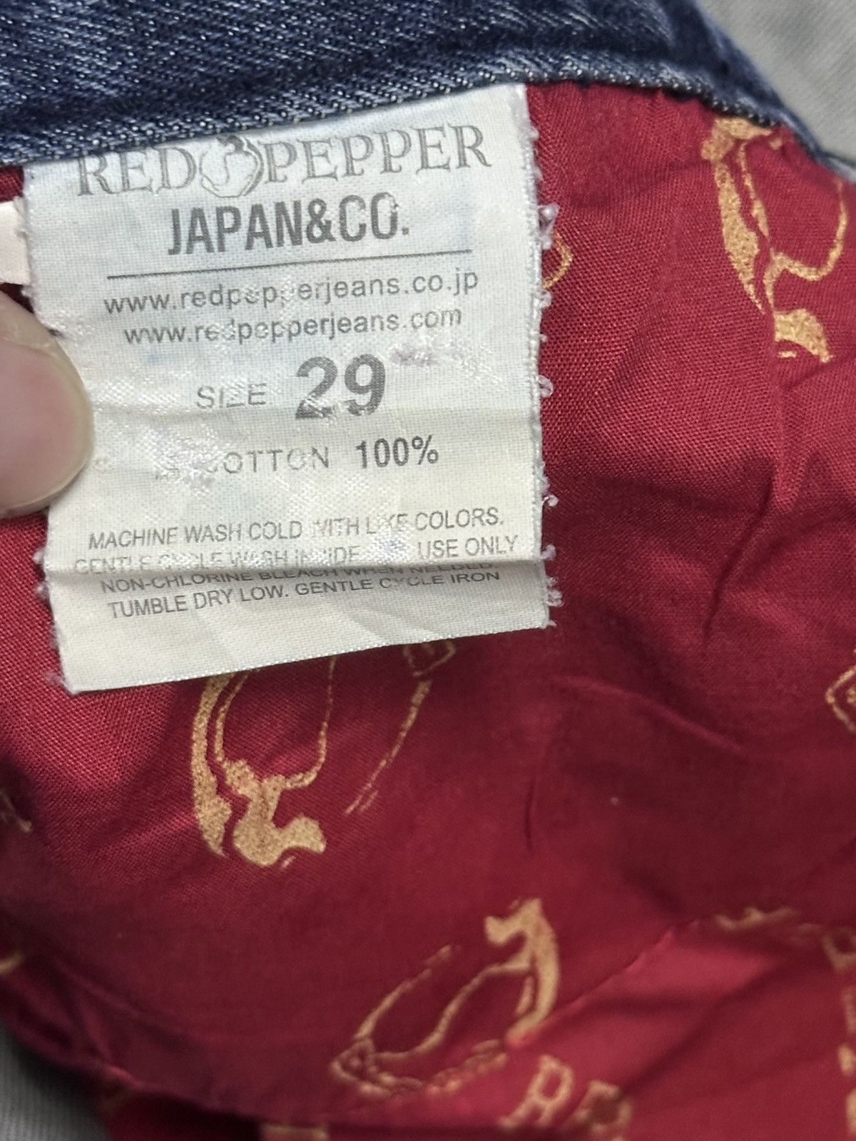 Ed Hardy Vintage Ed Hardy x Red Pepper Baggy Style With Faded Wash Size US 32 / EU 48 - 10 Thumbnail
