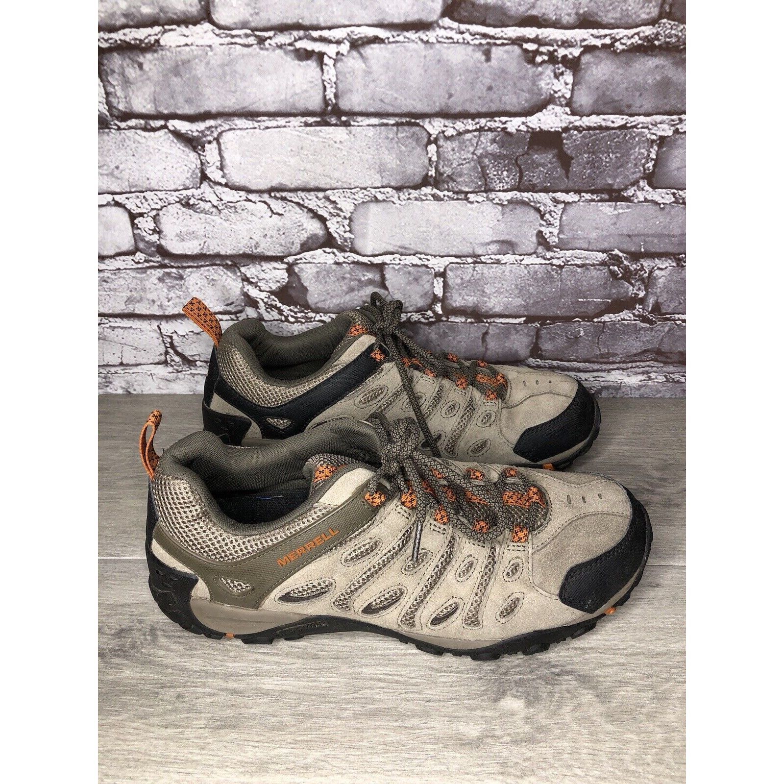 Merrell Merrell Crosslander 2 Boulder Apricot Beige Orange Lace Hiki Size US 12 / EU 45 - 13 Thumbnail