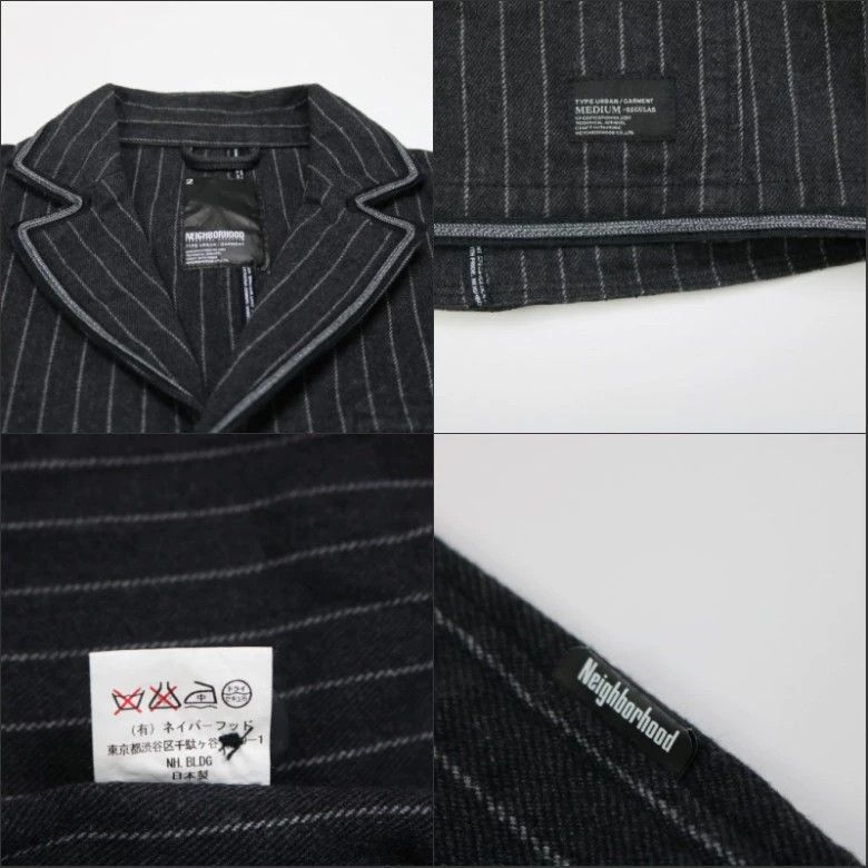 Neighborhood NEIGHBORHOOD NUMBERS Washed Pinstripe JKT M Early New Size US M / EU 48-50 / 2 - 5 Thumbnail