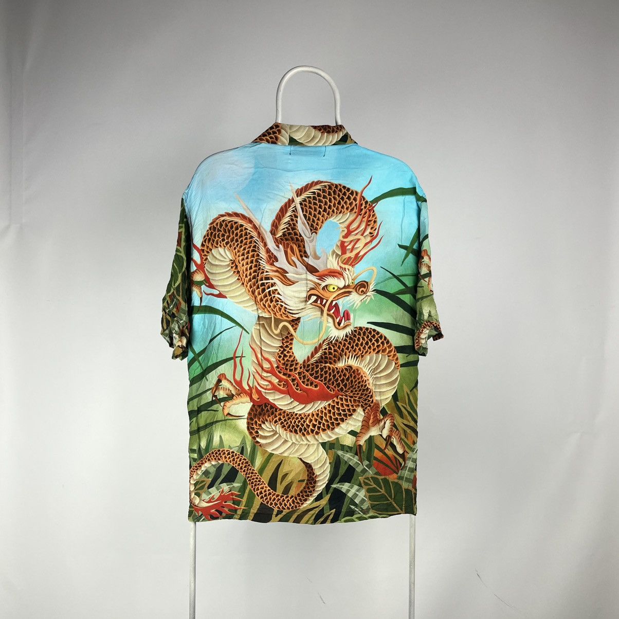 Bershka Bershka shirt dragon all print Hawaii Japanese size Large Size US L / EU 52-54 / 3 - 2 Thumbnail
