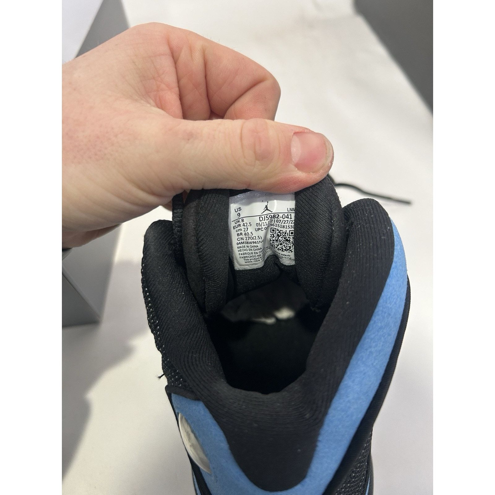 Jordan Brand Nike Air Jordan 13 Retro OG “University Blue/UNC” Size US 8.5 / EU 41-42 - 6 Thumbnail