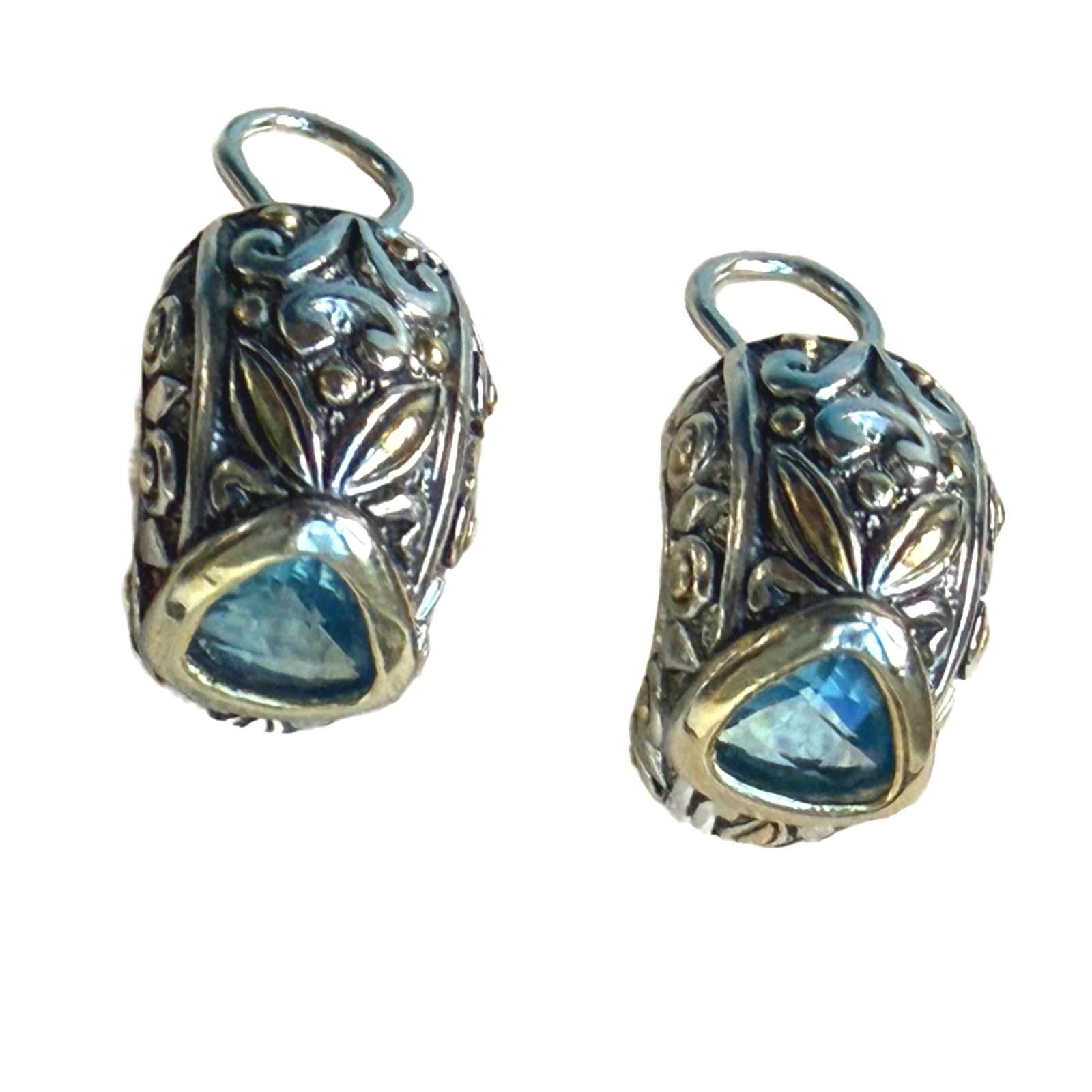 Other Michael Morrison MX Signature Collection Blue Glass Earrings Size ONE SIZE - 5 Thumbnail