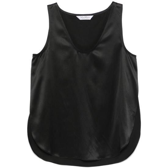 Max Mara MAX MARA Women Tops FILLY 133 005 BLACK Size XS / US 0-2 / IT 36-38 - 1 Thumbnail