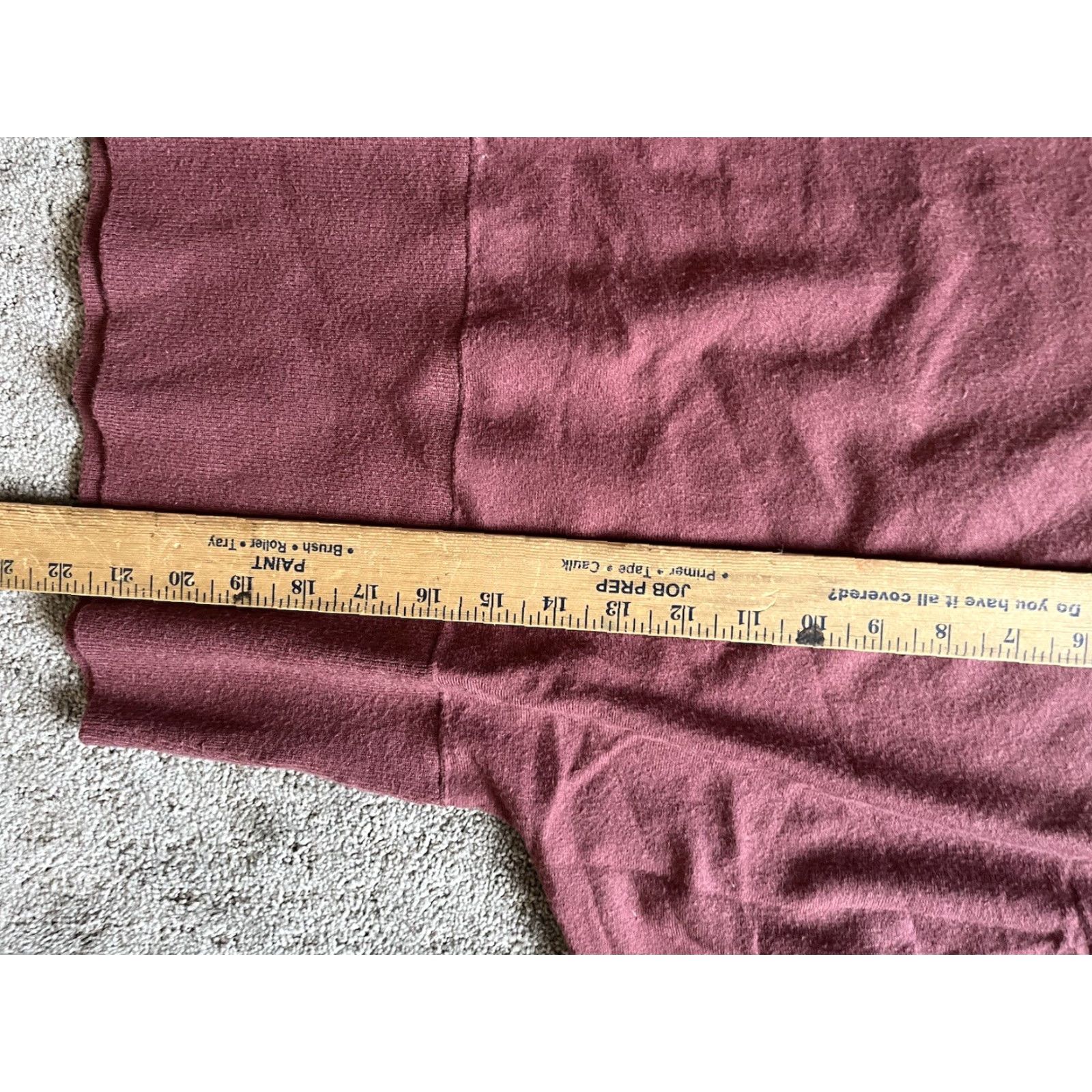 Express Express Burgundy Striped Long Sleeve Crew Neck Shirt Small 90s Mens Size US S / EU 44-46 / 1 - 5 Thumbnail