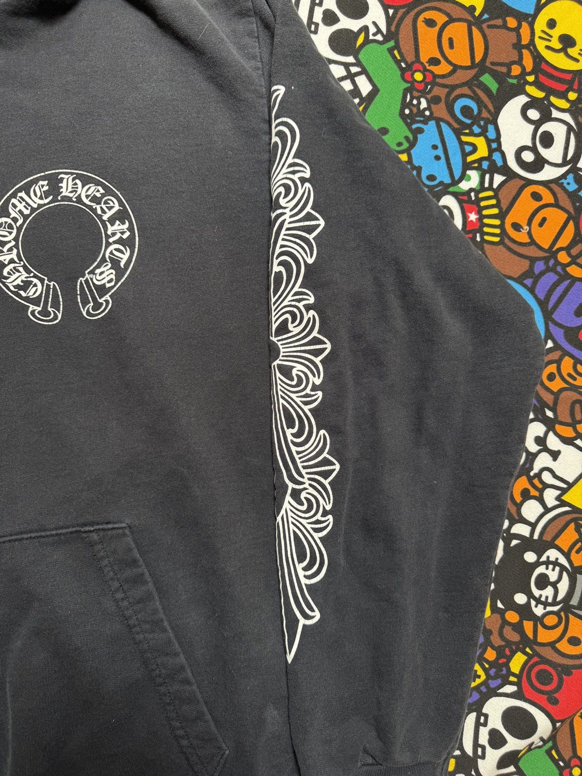 Chrome Hearts Chrome Hearts Floral Horseshoe Logo Pullover Hoodie Size US L / EU 52-54 / 3 - 5 Thumbnail