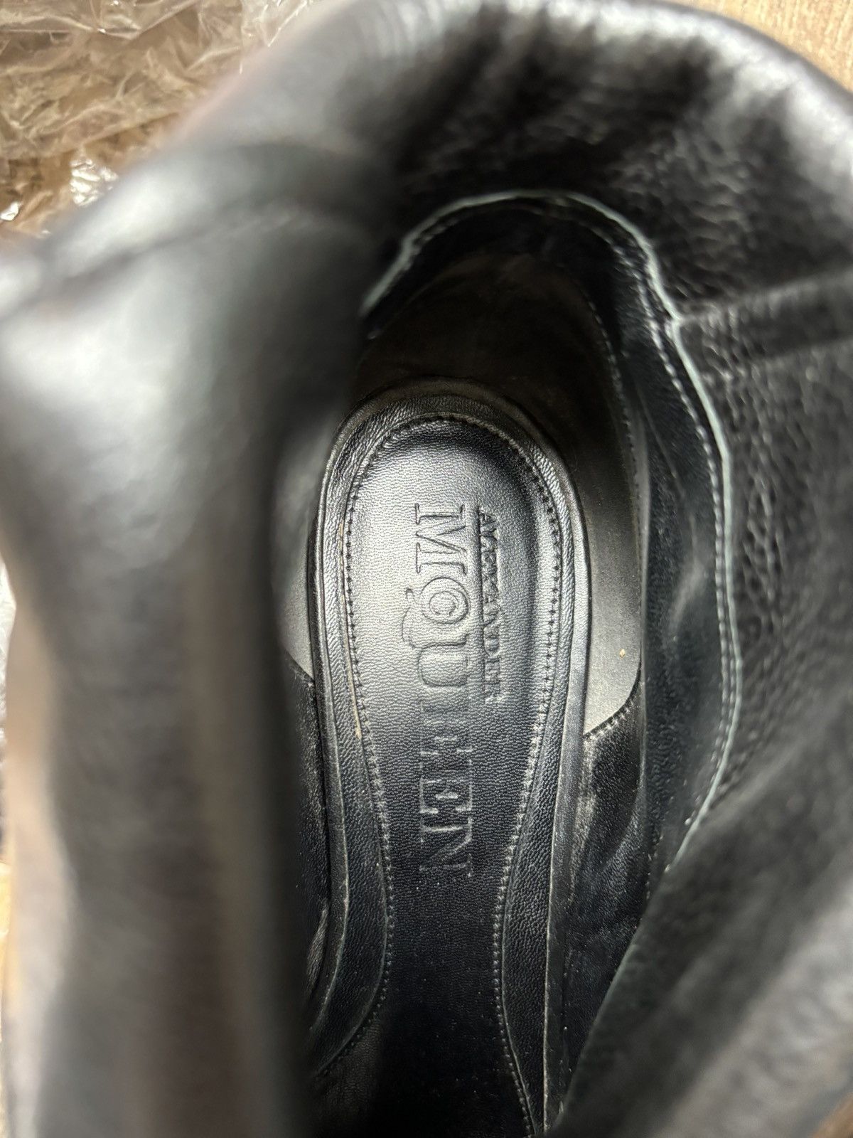 Alexander McQueen × Vintage ALEXANDER MCQUEEN SKULL HEELS LEATHER ARCHIVE SHOES BOOTS Size US 8 / IT 38 - 10 Thumbnail