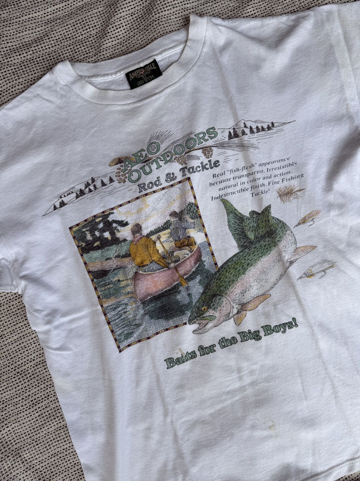 American Eagle Outfitters × Vintage vintage fishing t shirt American eagle outfitters Made in US Size US L / EU 52-54 / 3 - 2 Thumbnail
