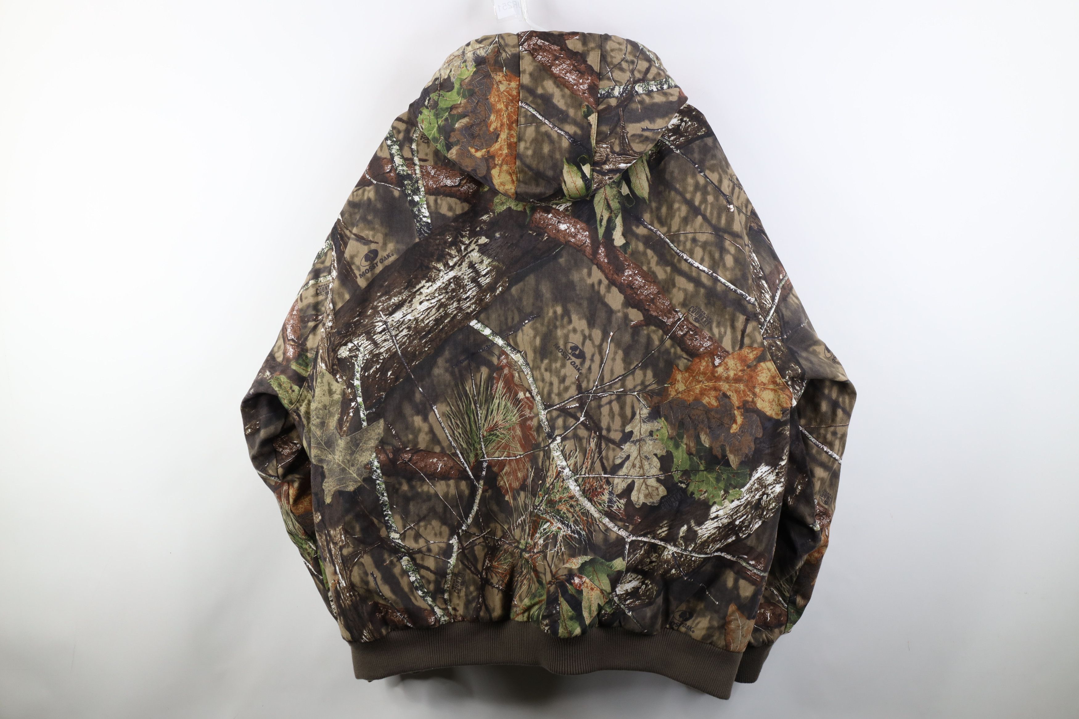 Vintage Vintage Streetwear Mossy Oak Camouflage Hooded Jacket Size US XXL / EU 58 / 5 - 13 Thumbnail