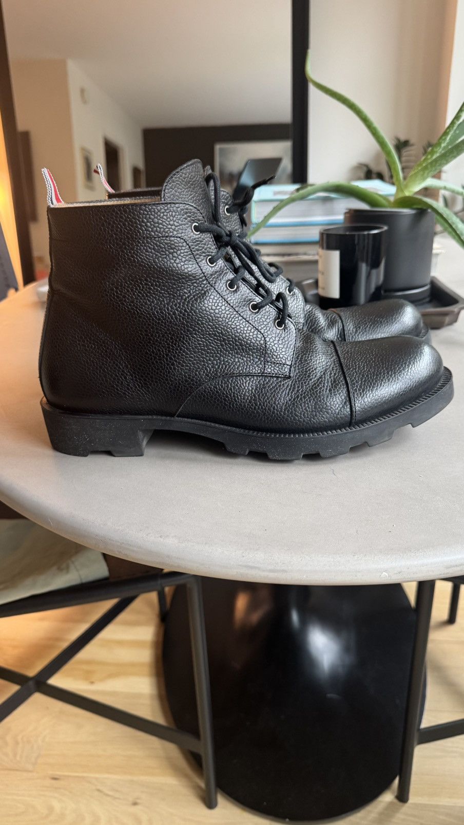 Thom Browne Leather Lace-Up Boots Size US 10 / EU 43 - 4 Thumbnail