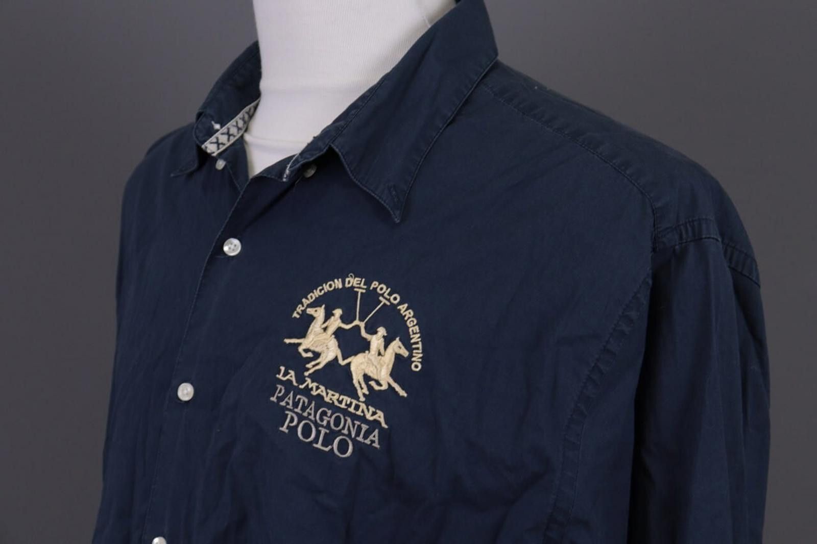 La Martina LA MARTINA Buenos Aires Slim Fit Tour #3 Shirt Size 3XL Size US XXL / EU 58 / 5 - 11 Thumbnail