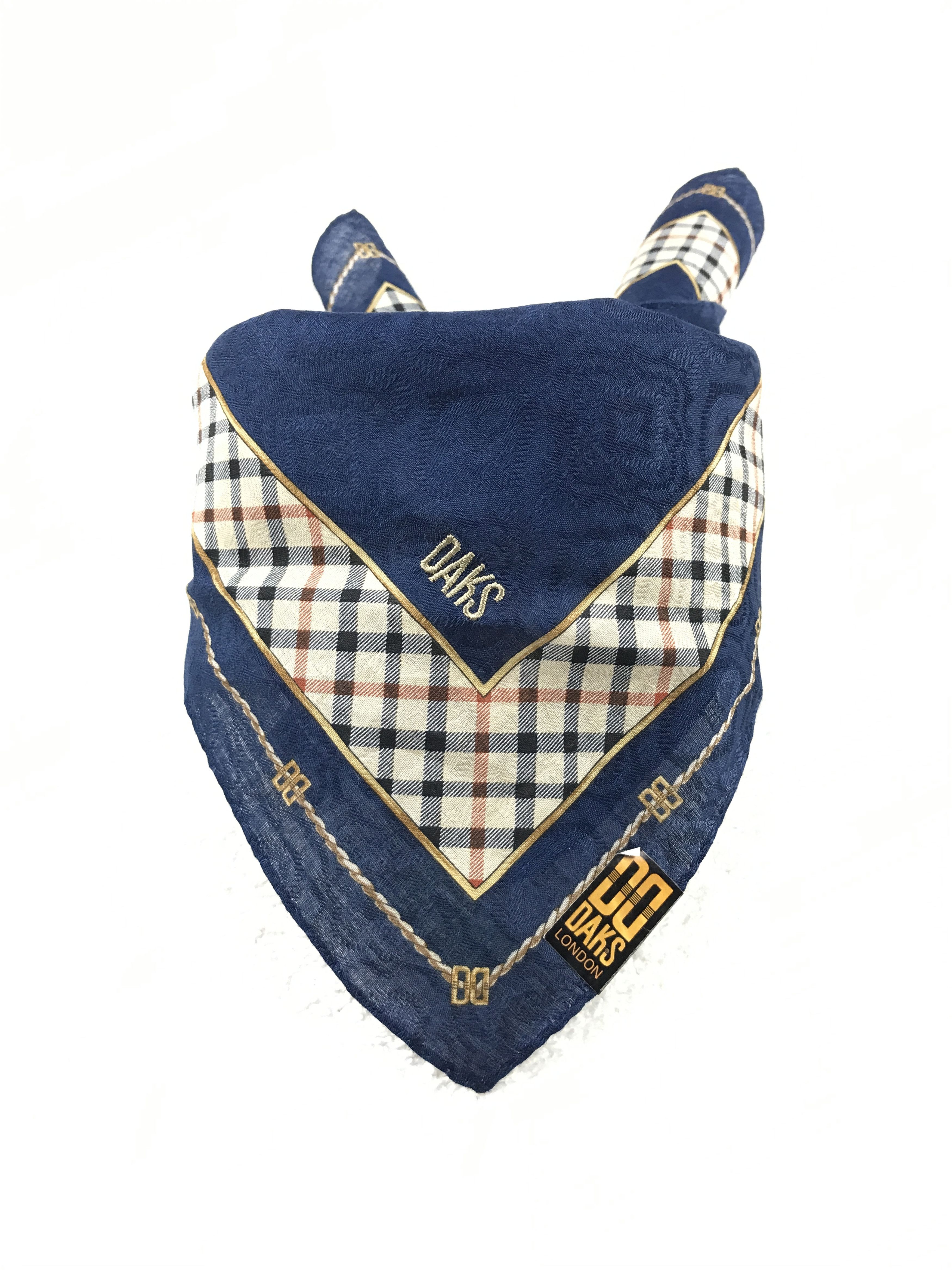 DAKS × Designer × Vintage Vintage DAKS Bandana Neckerchief Handkerchief Size ONE SIZE - 3 Thumbnail