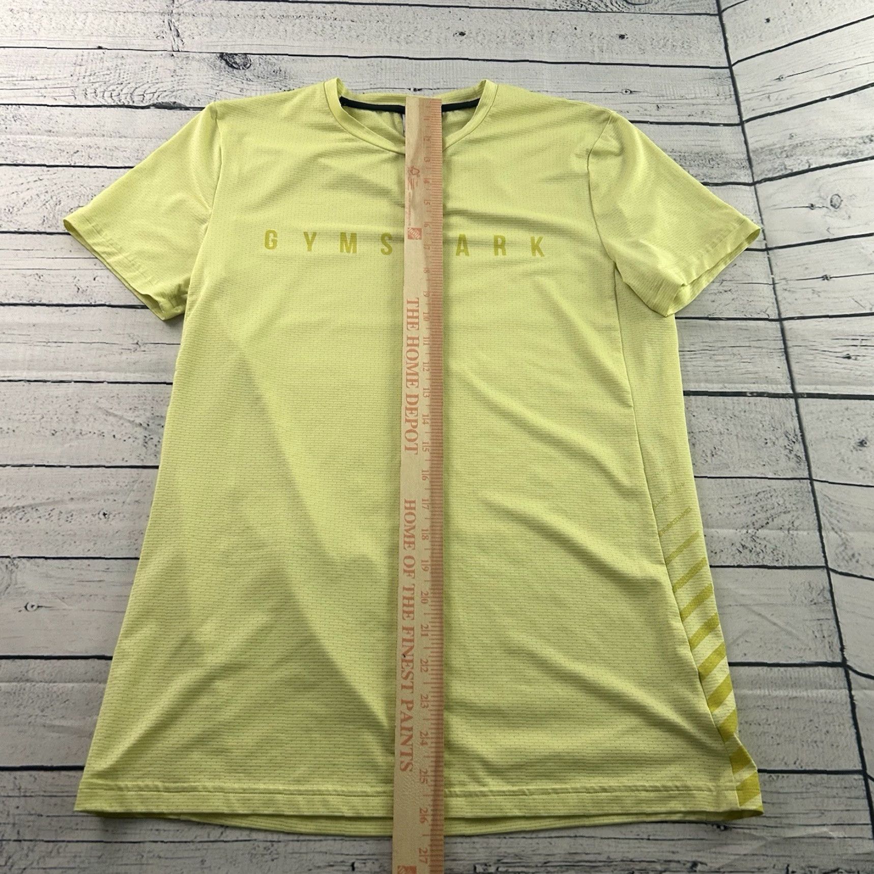 Gymshark Gymshark Short Sleeve T-Shirt Men's XS Yellow Athletic Shirt Shirt Logo Crew Neck Basic Activewear Summer Spring Mens Size US XS / EU 42 / 0 - 3 Thumbnail