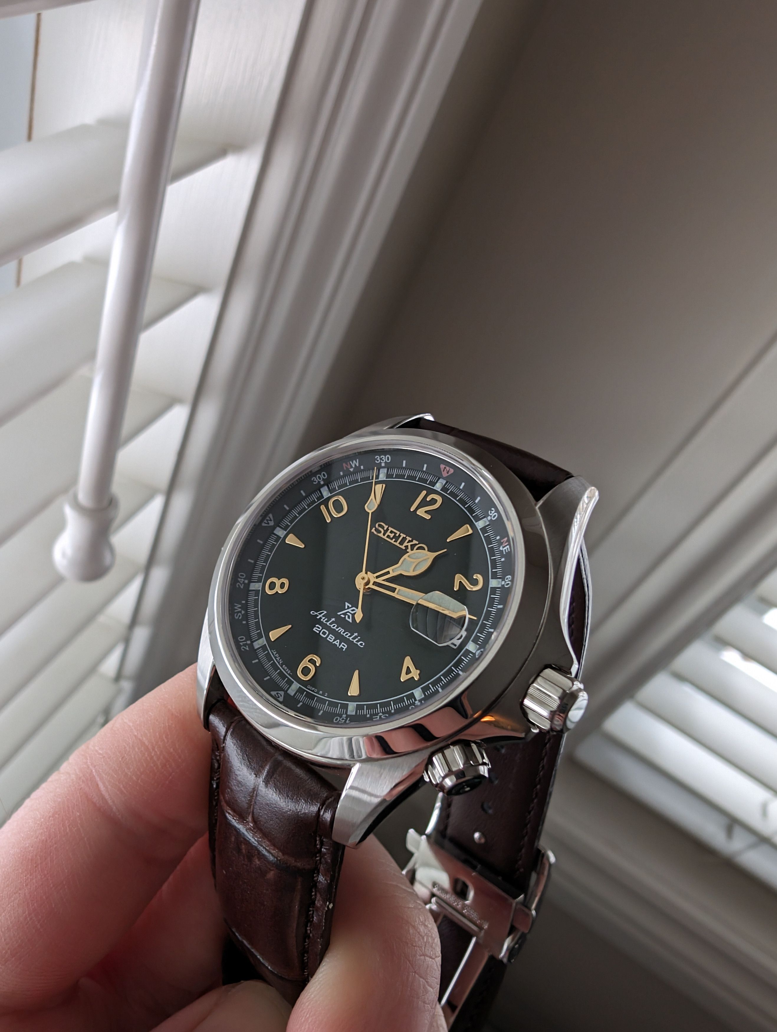 image of Seiko Prospex Alpinist in Green, Men's (Size 38)