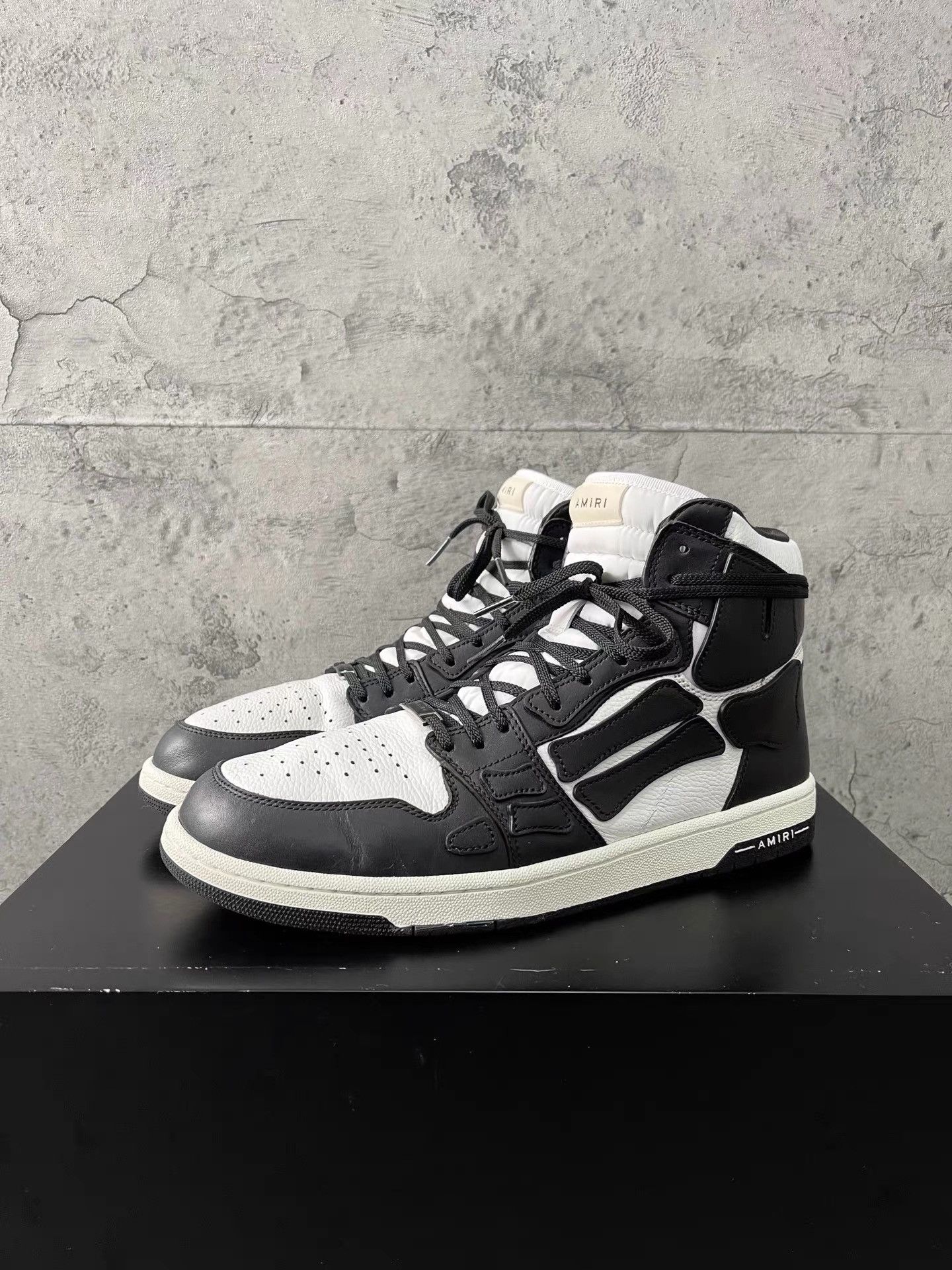 Amiri Amiri High-top Skeleton Shoes K34 Size US 13 / EU 46 - 1 Thumbnail