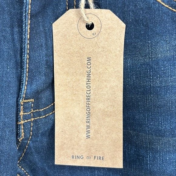 Ring Of Fire Ring of Fire Slim Fit Dark Wash Jeans Men’s 30” x 30” Blue Size US 30 / EU 46 - 6 Thumbnail